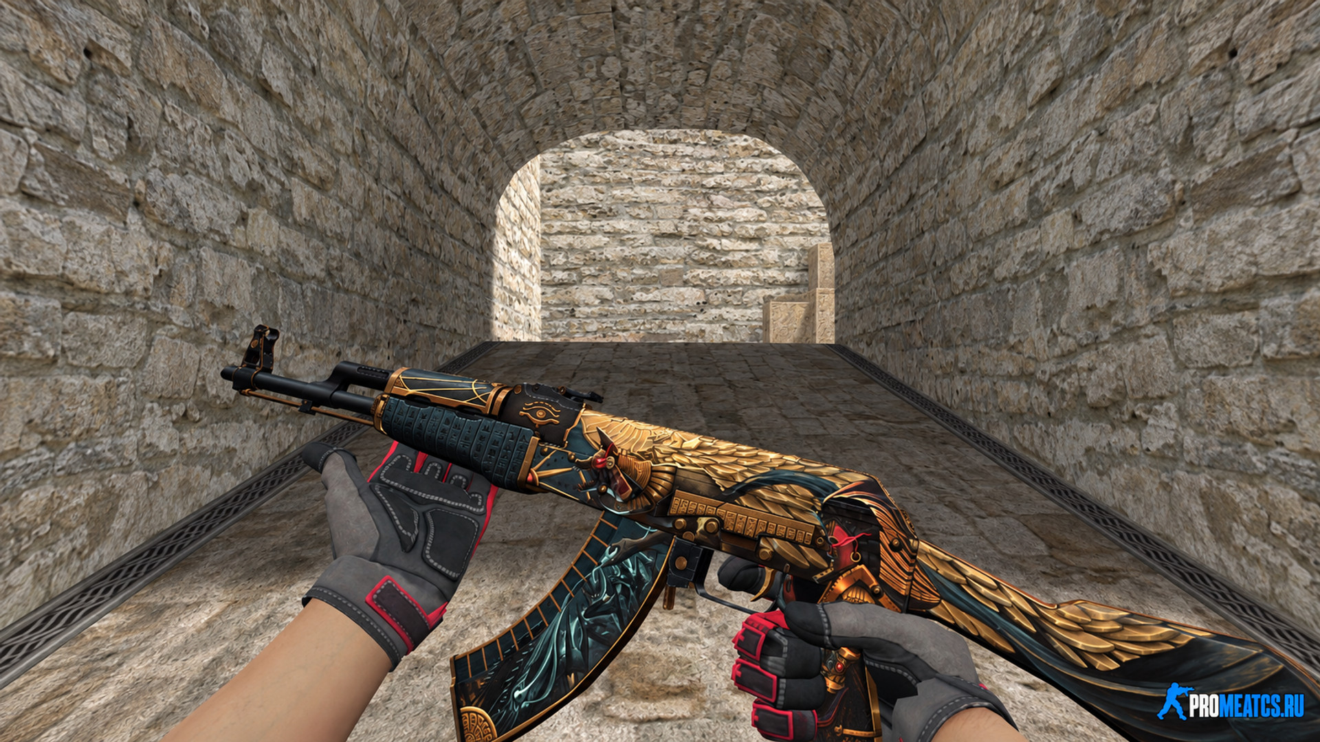 Модель «HD AK-47 Legion Of Anubis» для CS 1.6 — скриншот 1