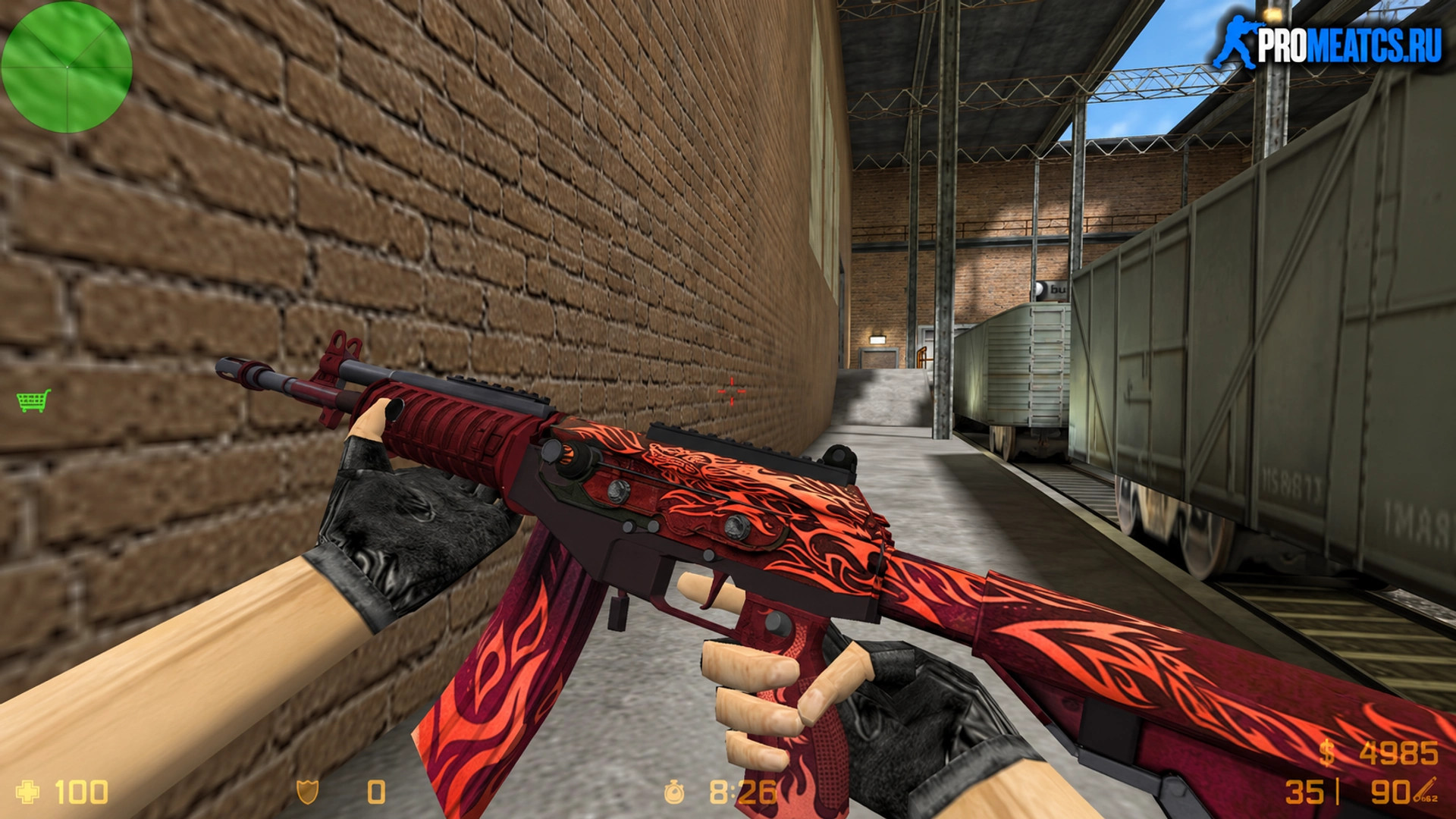 Модель Galil Палящий Дракон для CS 1.6 — скриншот 1