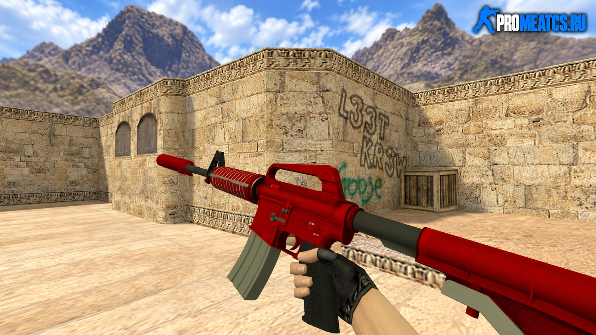 Модель M4A1 «Хот-род» для CS 1.6 — скриншот 1