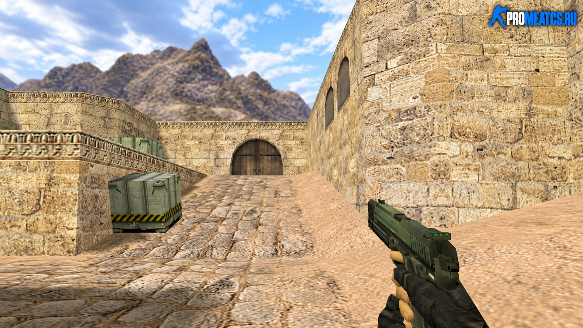 Модель USP Зеленый для CS 1.6 — скриншот 1