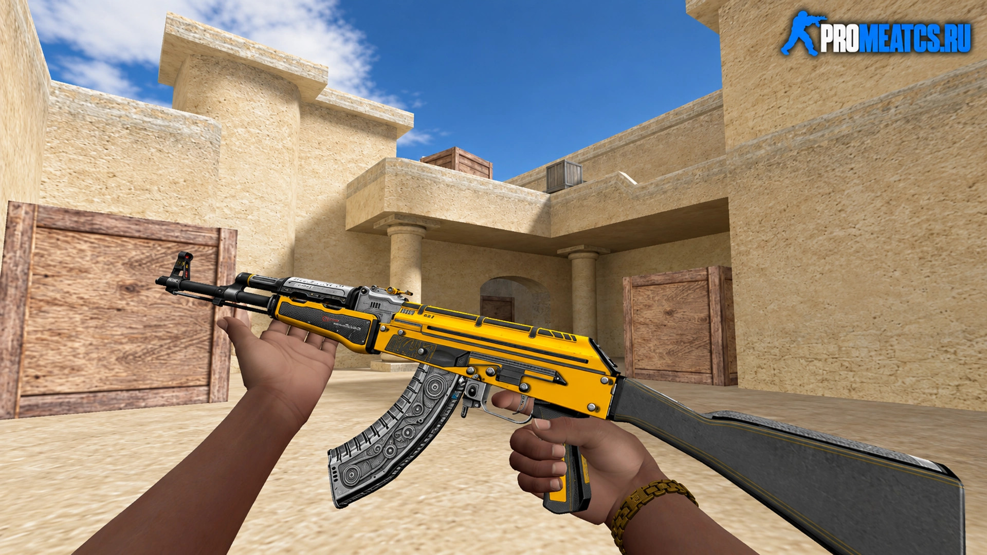 Модель AK-47 «Инжектор» для CS 1.6 — скриншот 1