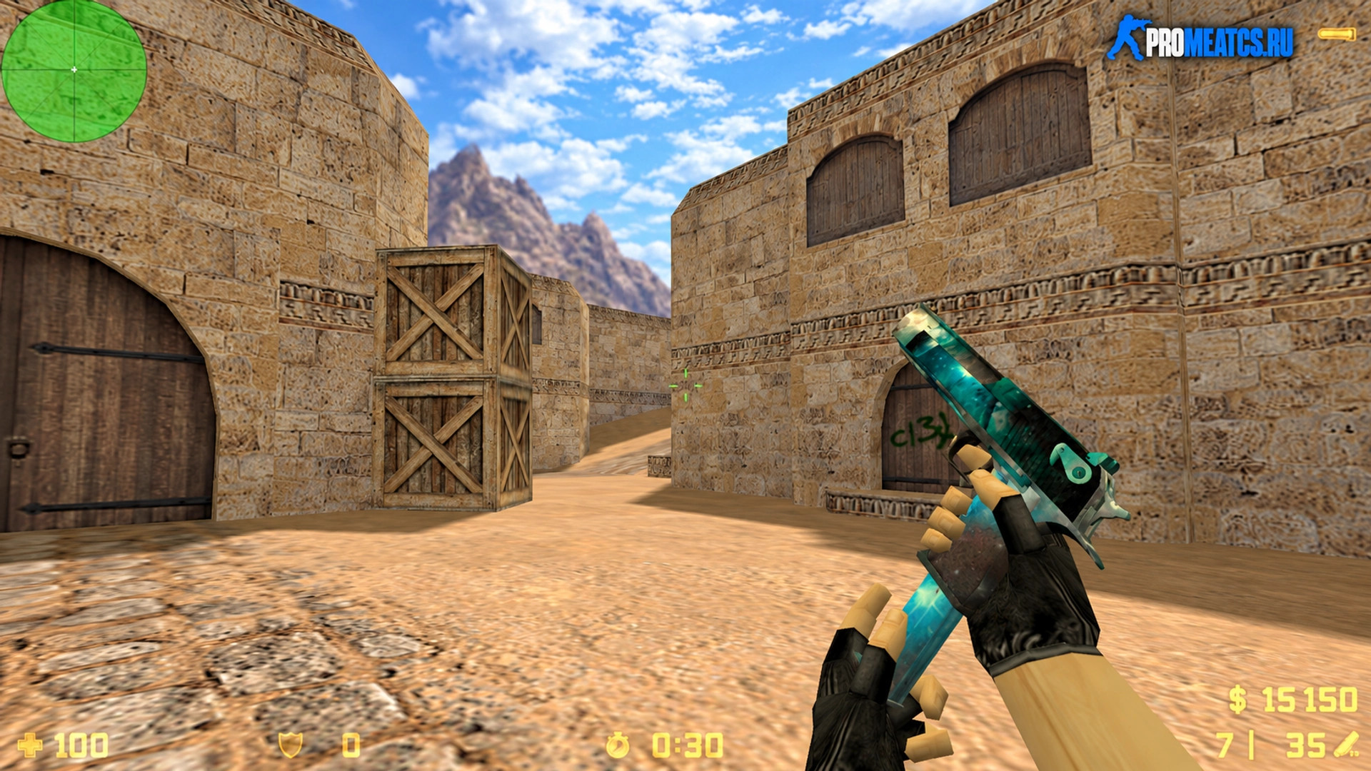 Модель Deagle Космос для CS 1.6 — скриншот 1