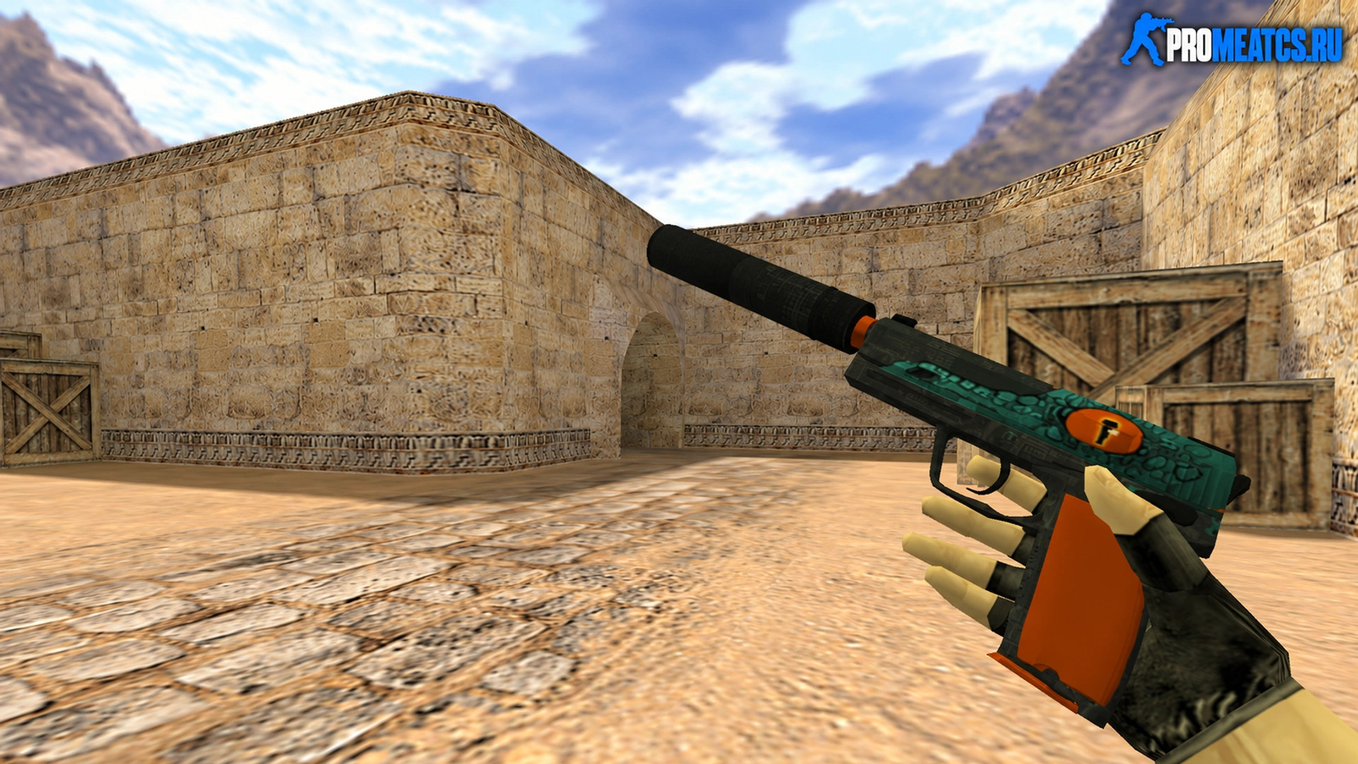 Модель USP Кайман для CS 1.6 — скриншот 1