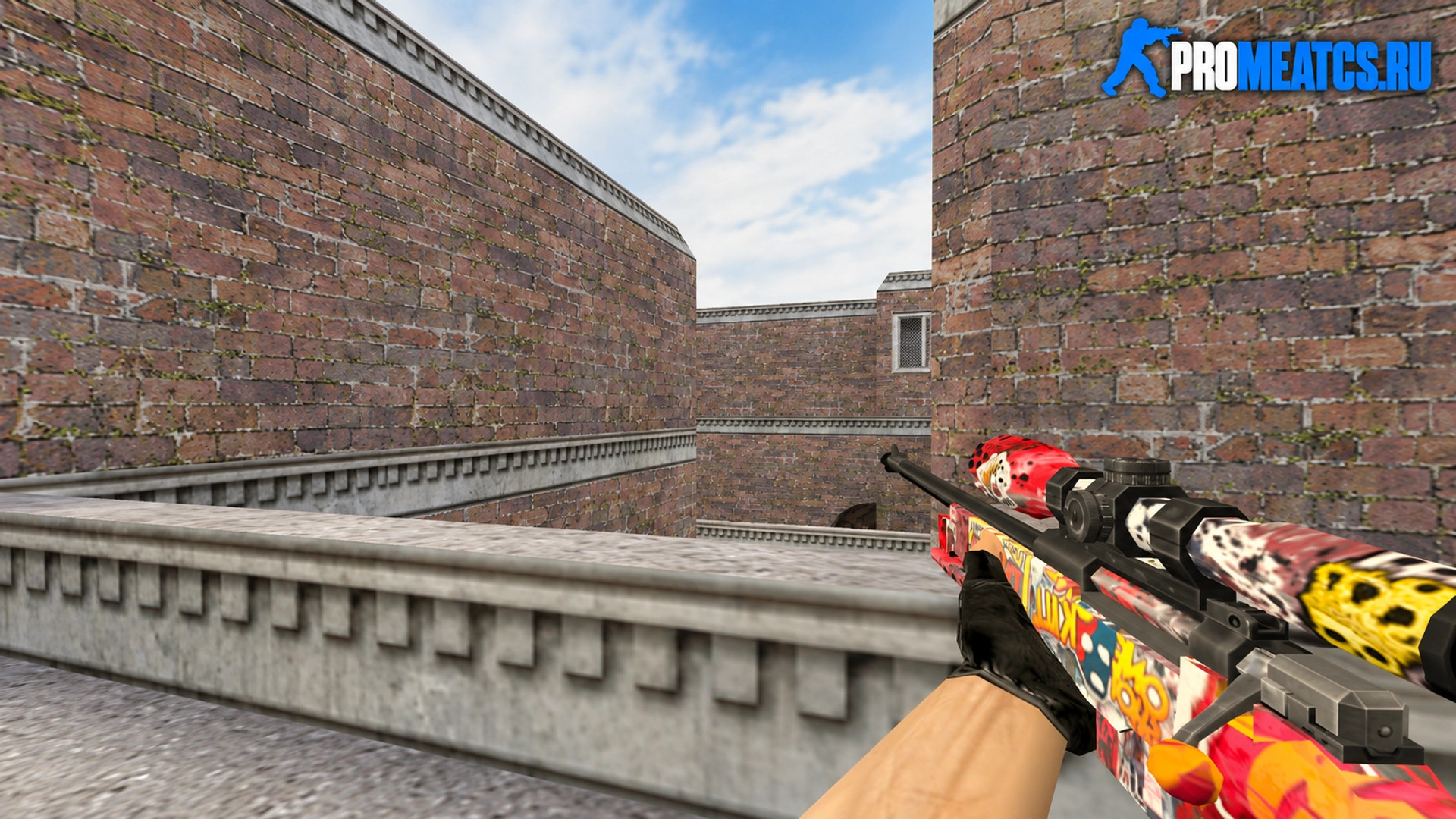 Модель AWP «Стикер» для CS 1.6 — скриншот 1