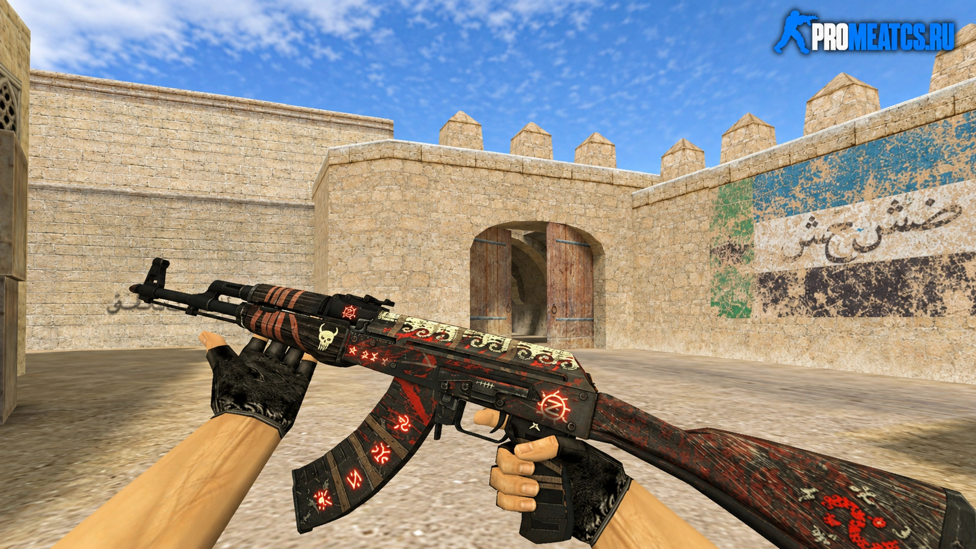 Модель AK-47 «Demon Hunter» для CS 1.6 — скриншот 1