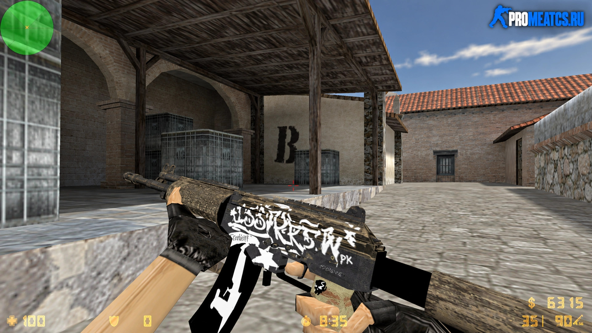 Модель Galil Пустынный повстанец для CS 1.6 — скриншот 1