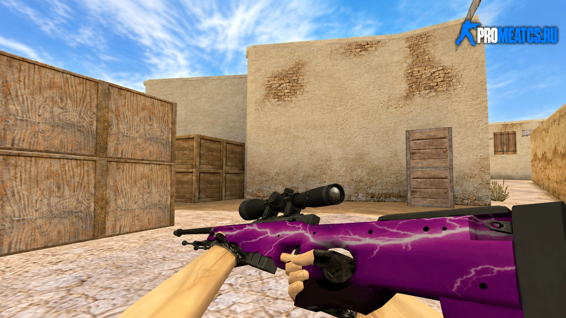 Модель AWP «Удар молнии» для CS 1.6 — скриншот 1