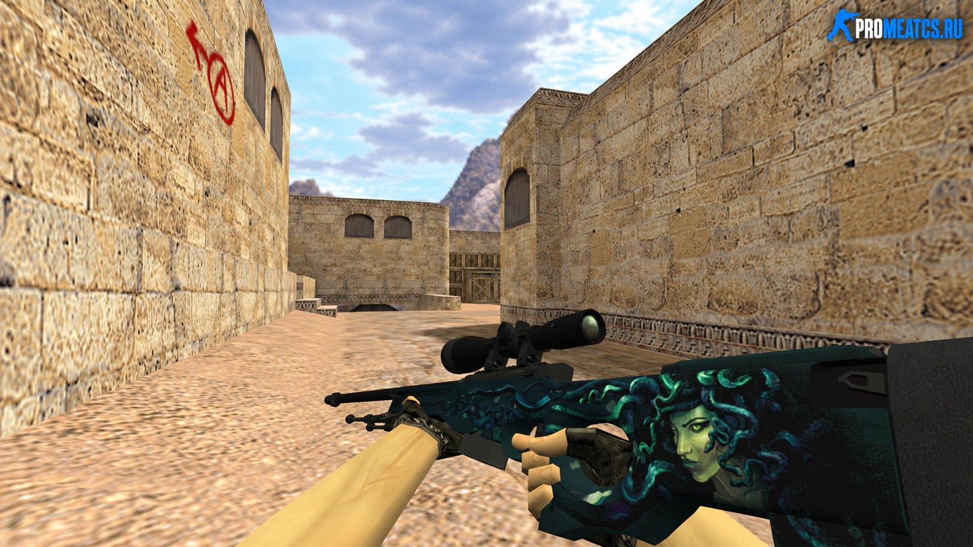 Модель «AWP Медуза» для CS 1.6 — скриншот 1