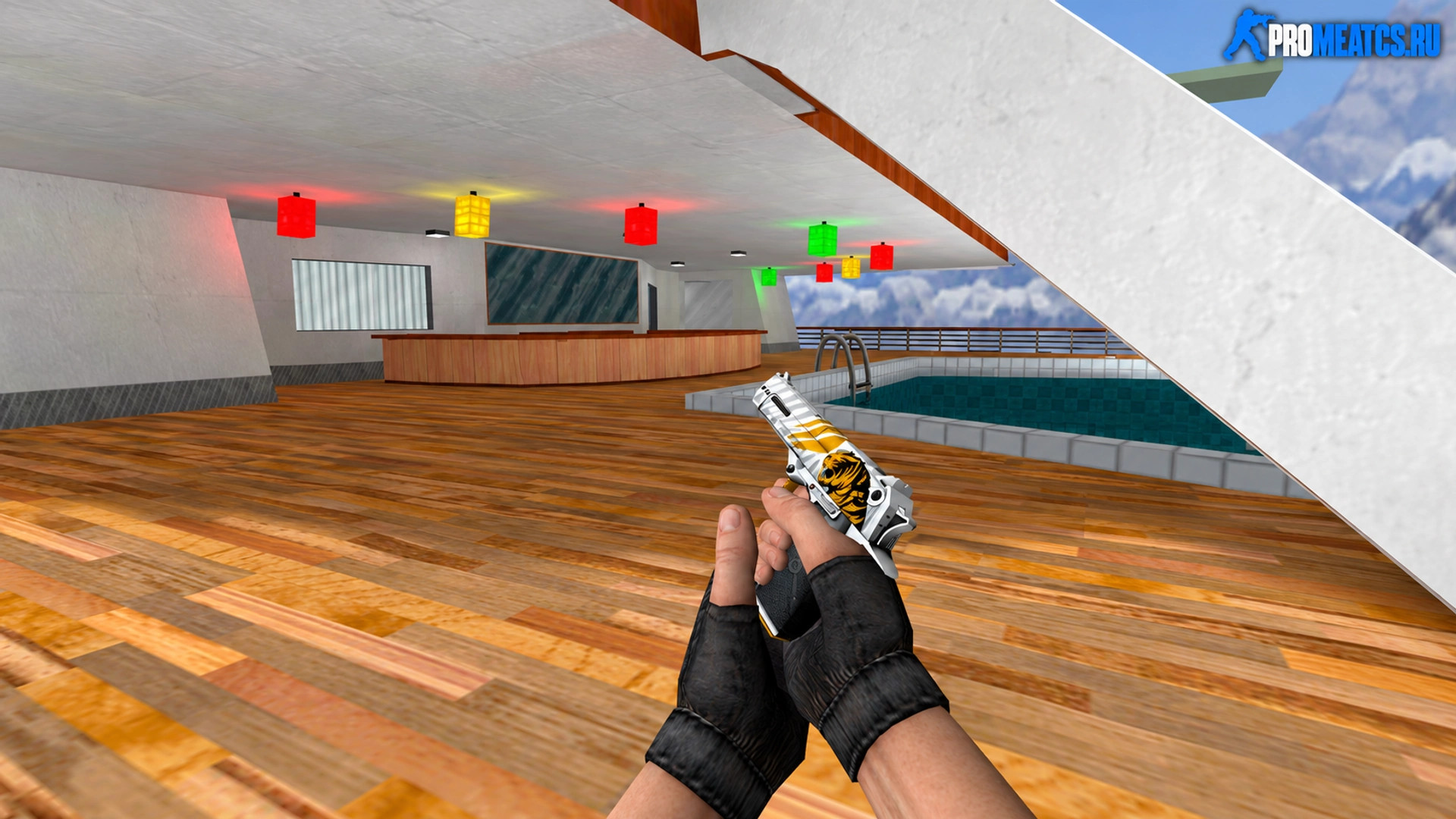 Модель Deagle Тигр для CS 1.6 — скриншот 1