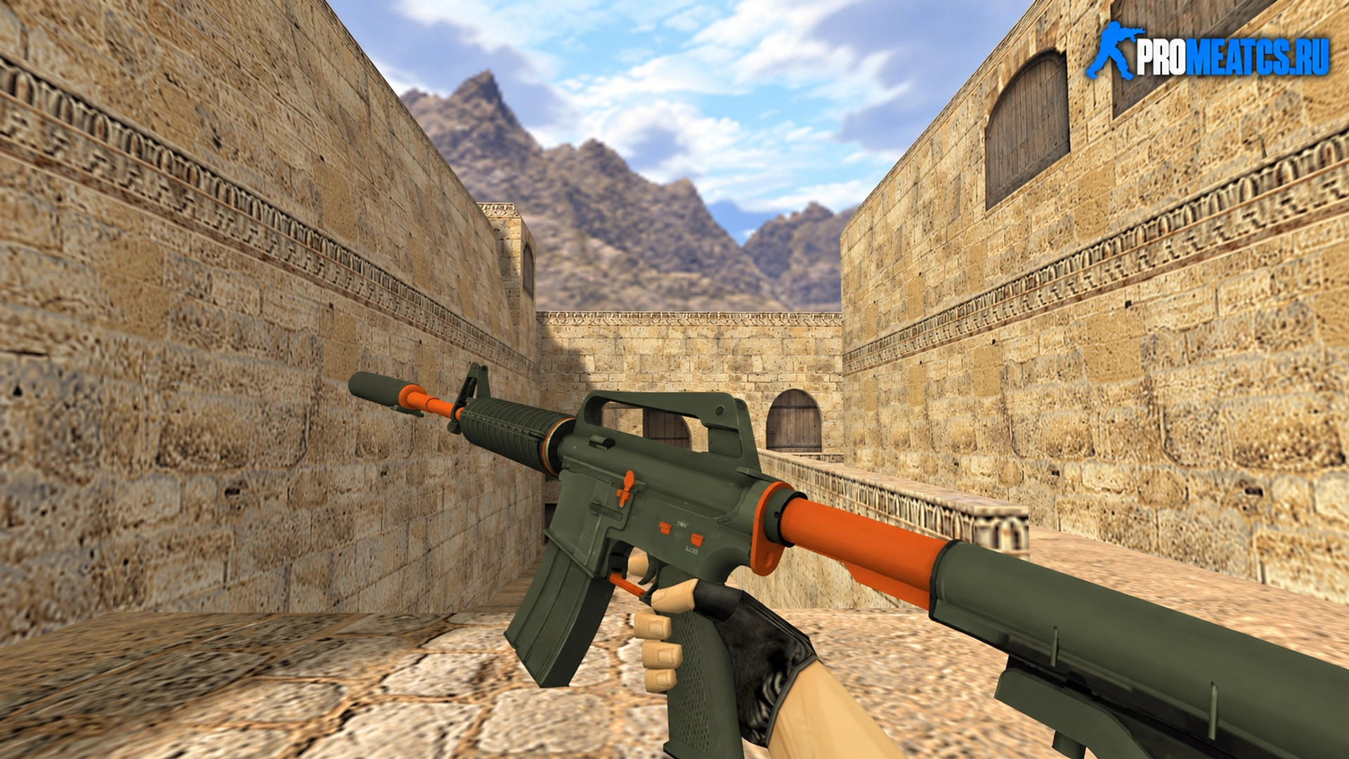 Модель M4A1 «Нитро» для CS 1.6 — скриншот 1