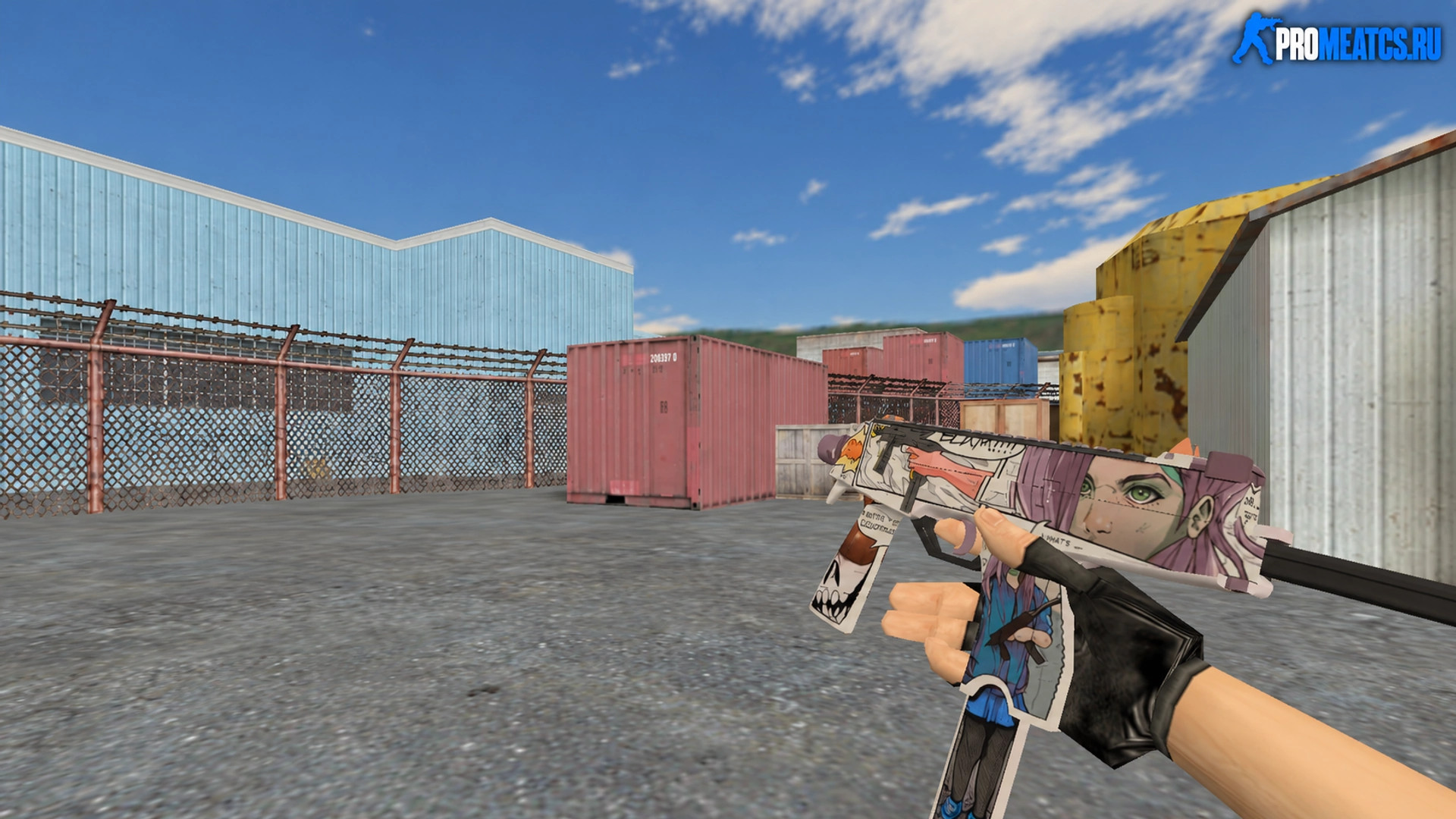 Модель MP9 «Комикс» для CS 1.6 — скриншот 1