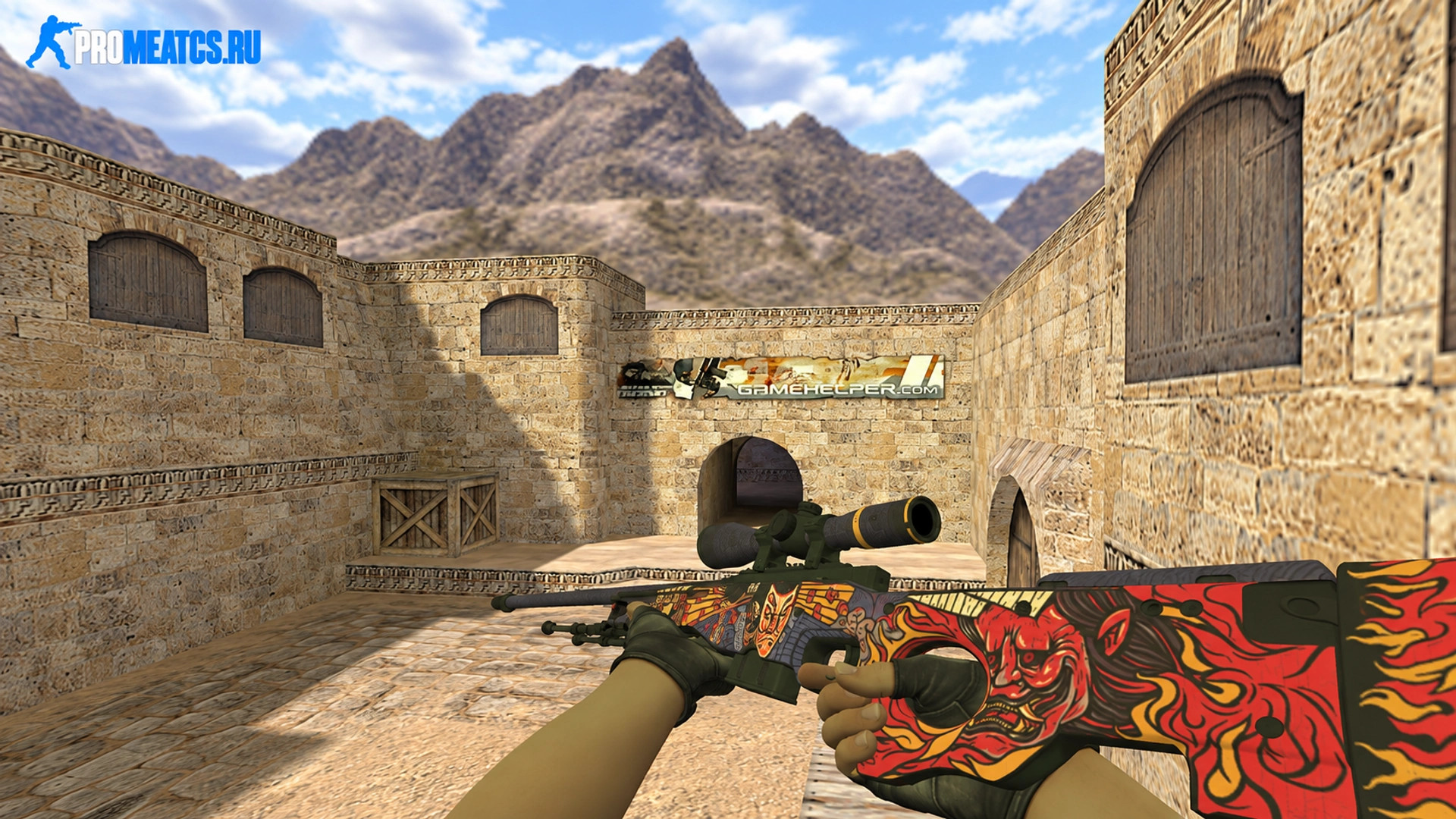 Модель «AWP Oni Taiji» для CS 1.6 — скриншот 1
