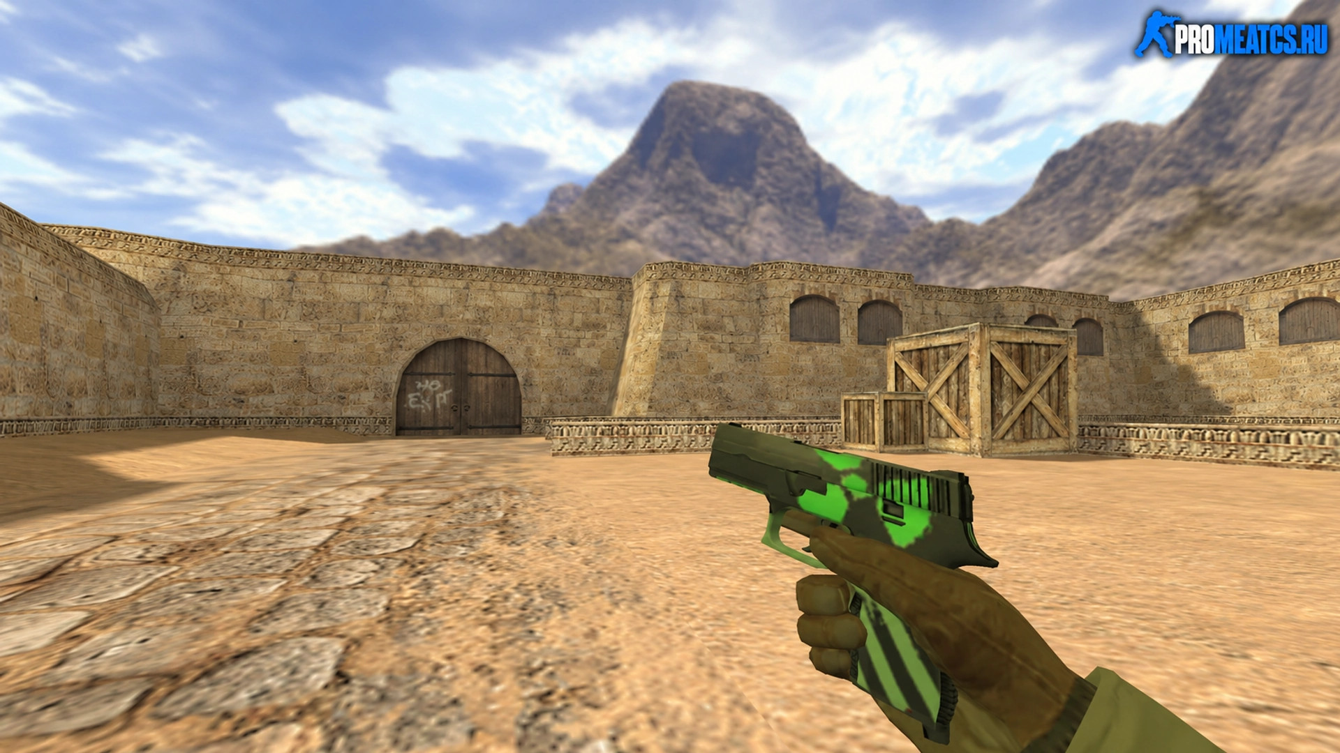 Модель P250 «Ядерная угроза — Nuclear Threat» для CS 1.6 — скриншот 1