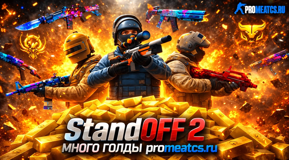 StandOFF 2 (СтандОФФ 2) много голды — скриншот 1