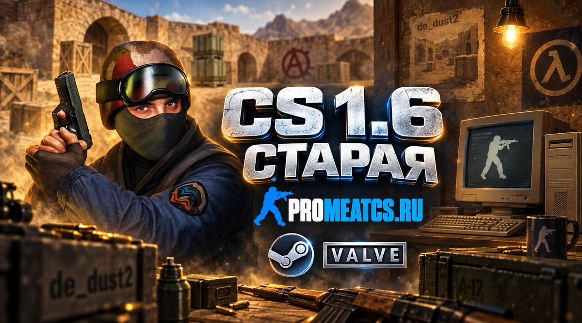 CS 1.6 старая - КС 1.6 первая версия — скриншот 1