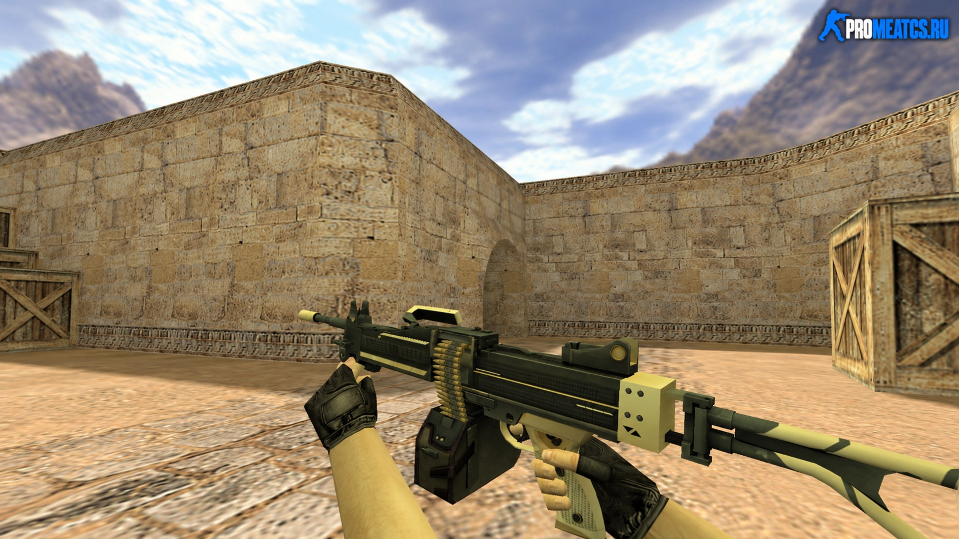 Модель Negev «Пустынная атака» для CS 1.6 — скриншот 1