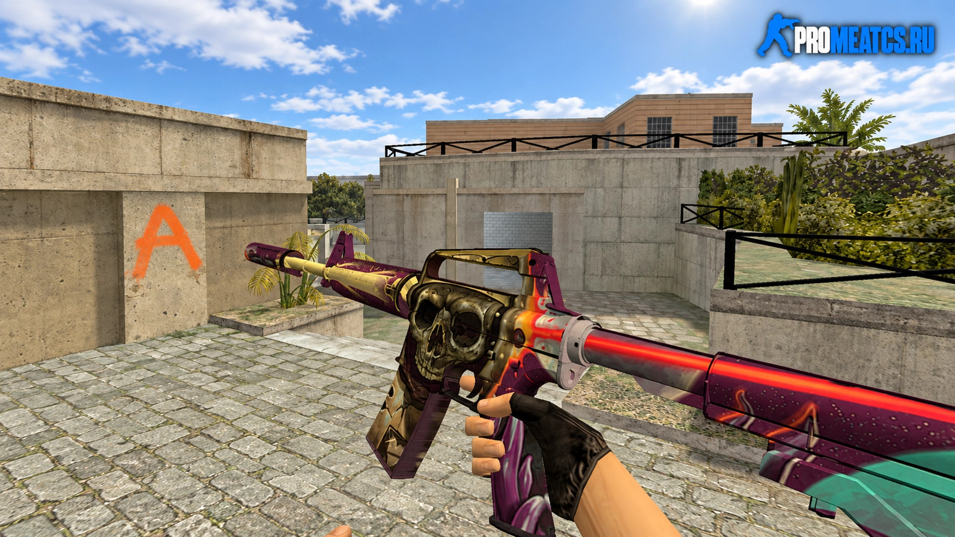 Модель M4A1-S «Desolate Space» для CS 1.6 — скриншот 1