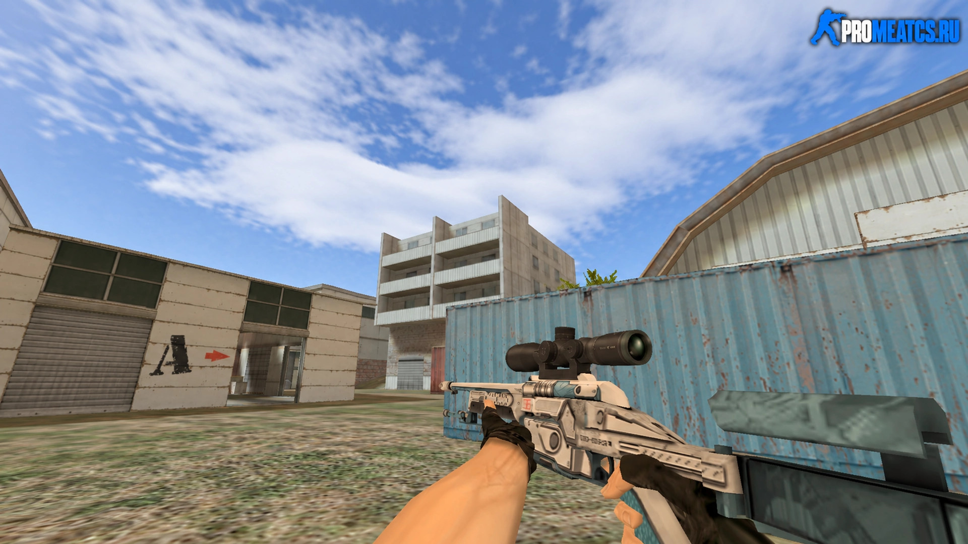 Модель SSG 08 «Призрачный фанатик» для CS 1.6 — скриншот 1