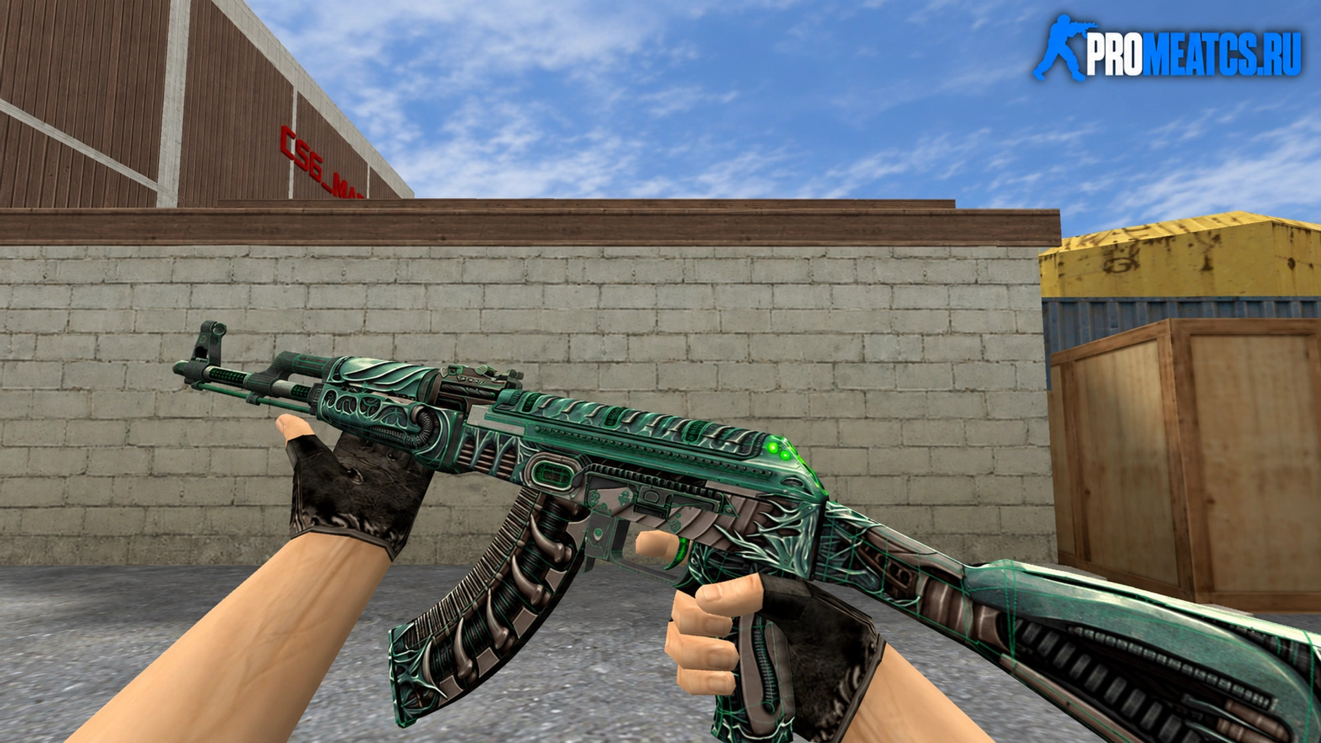 Модель AK-47 «Ксеноморф» для CS 1.6 — скриншот 1