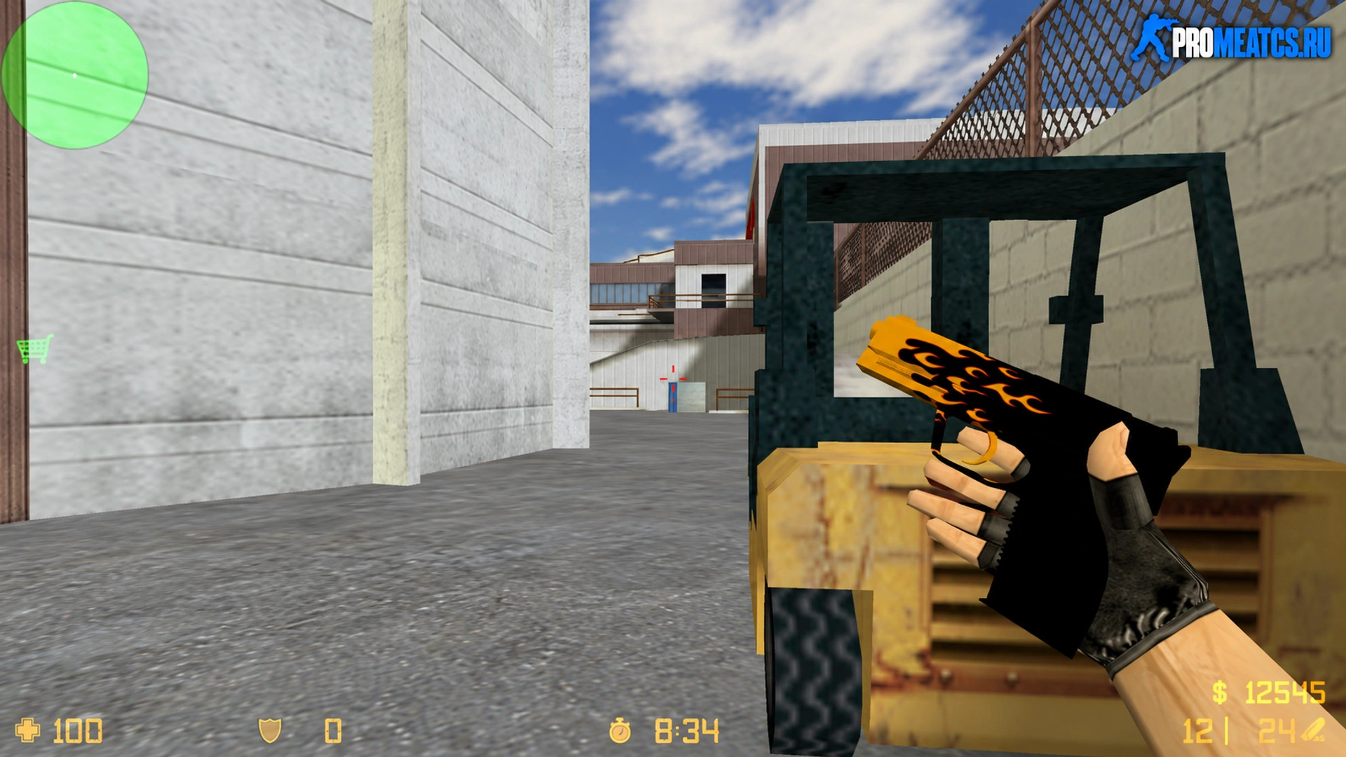Модель USP Blaze для CS 1.6 — скриншот 1