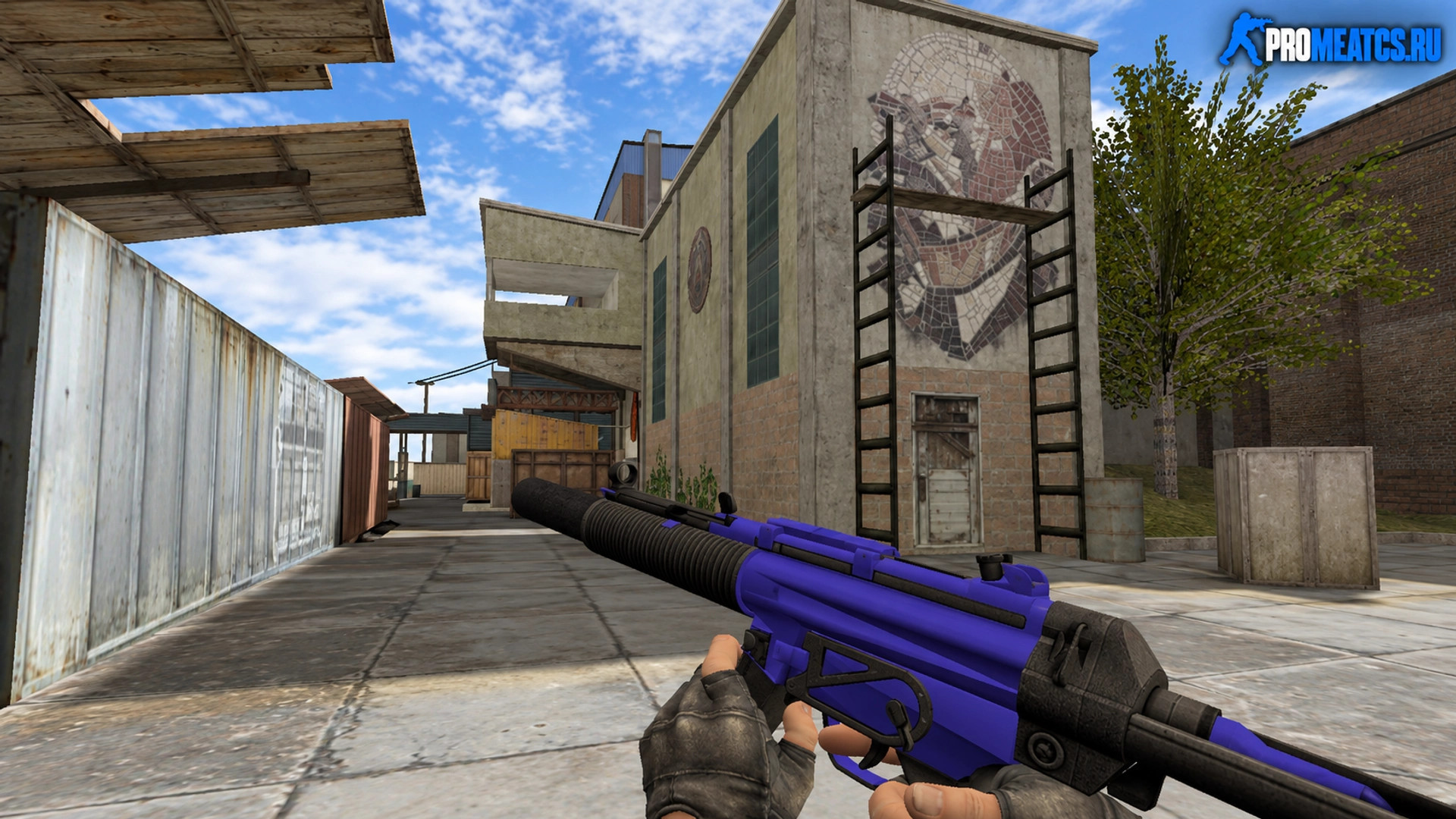 Модель MP5-SD Сапфир для CS 1.6 — скриншот 1
