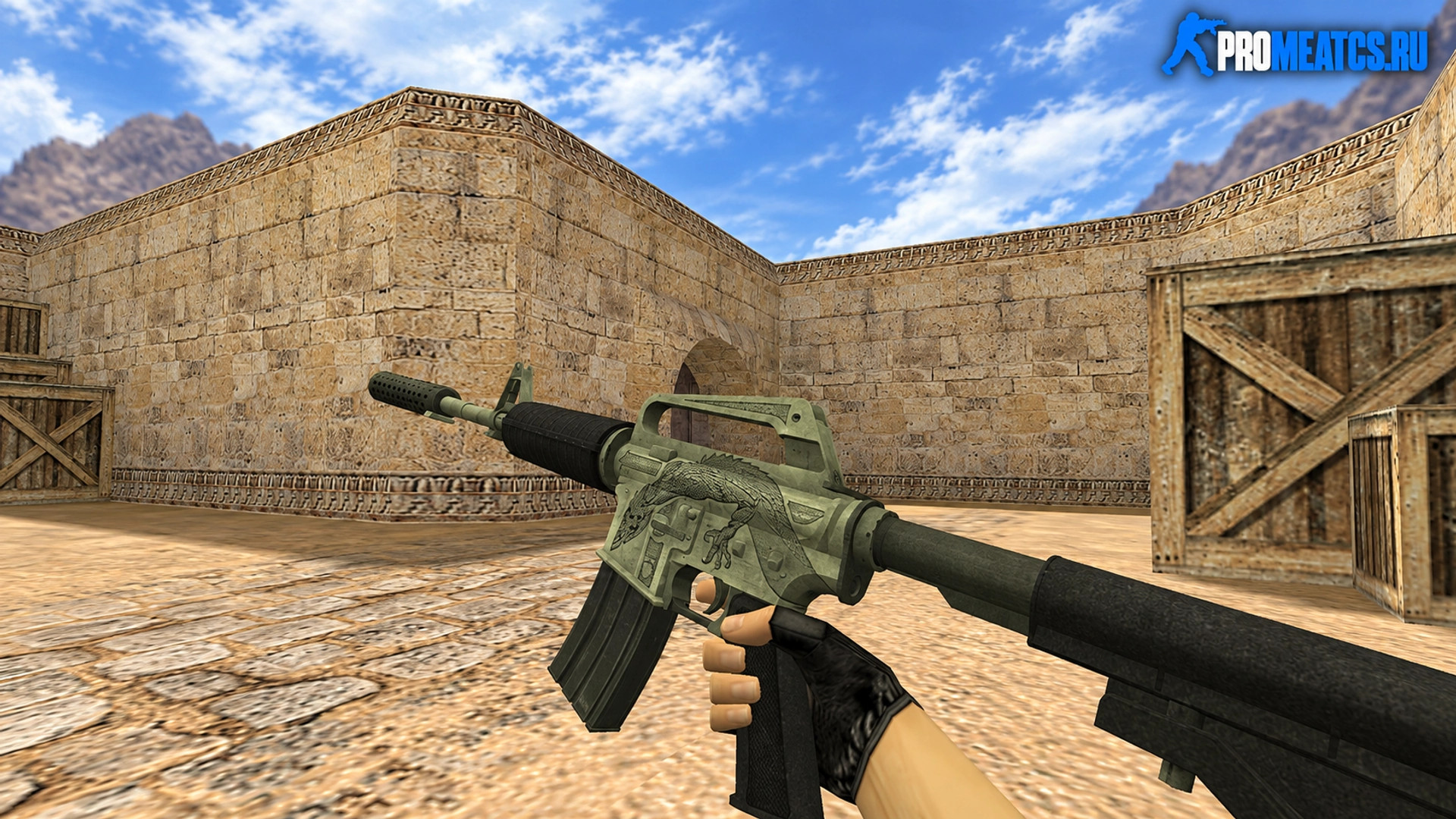 Модель M4A1 «Василиск» для CS 1.6 — скриншот 1