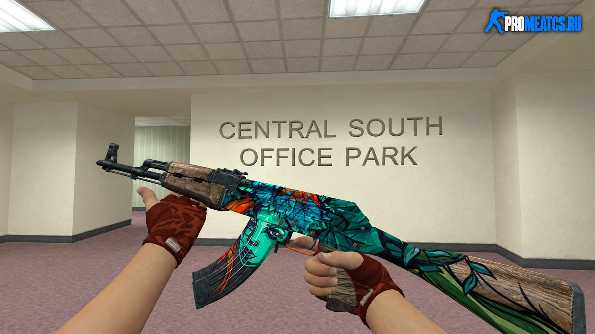Модель AK-47 «Проклятье Иви» для CS 1.6 — скриншот 1