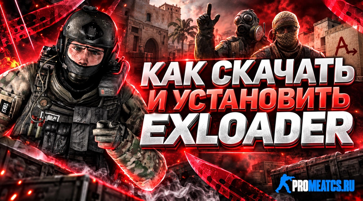 Чит лаунчер «ExLoader» для CS GO (КС ГО) — скриншот 1