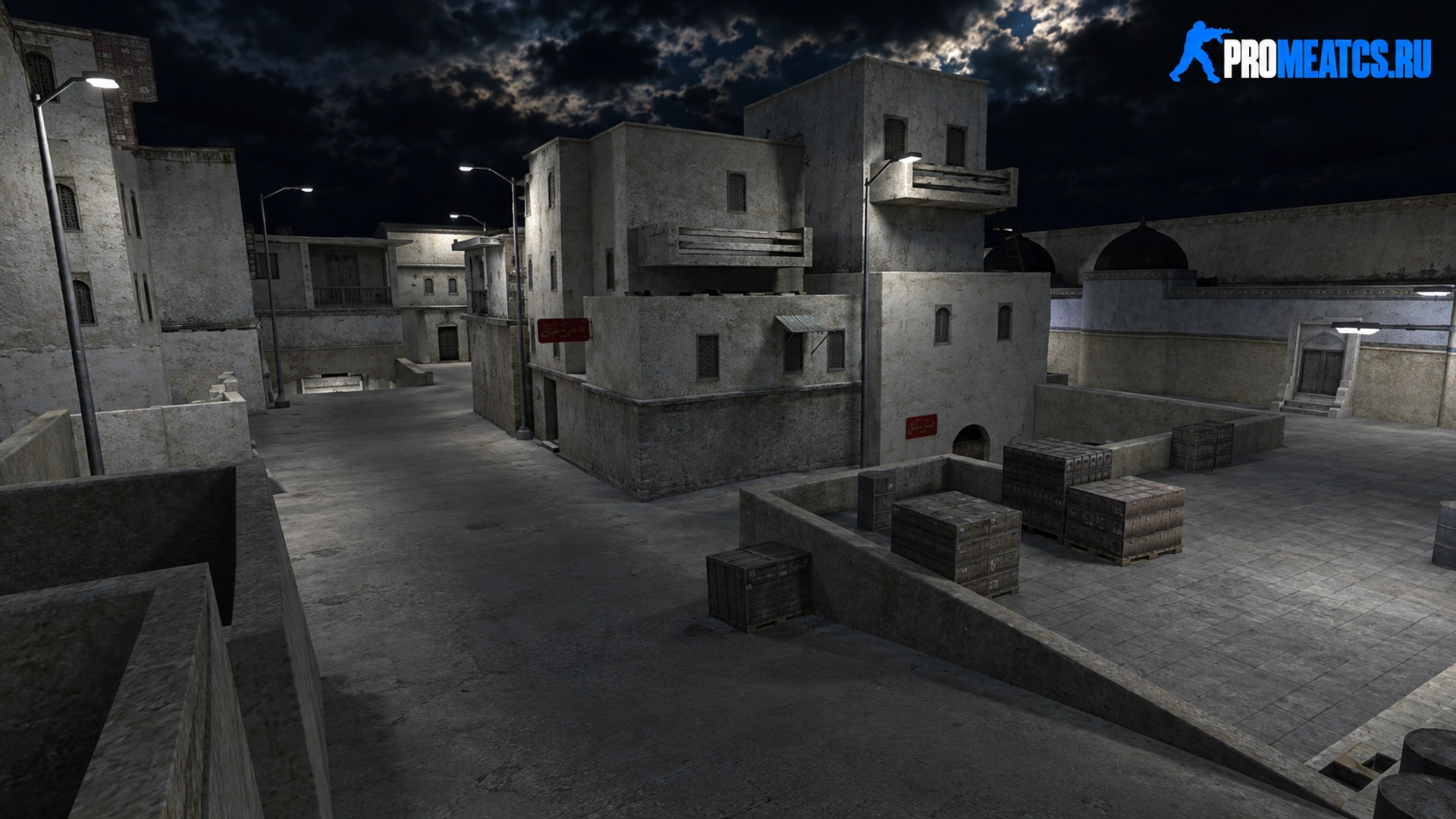 Карта «css_dust2night_go» для CS 1.6 — скриншот 1
