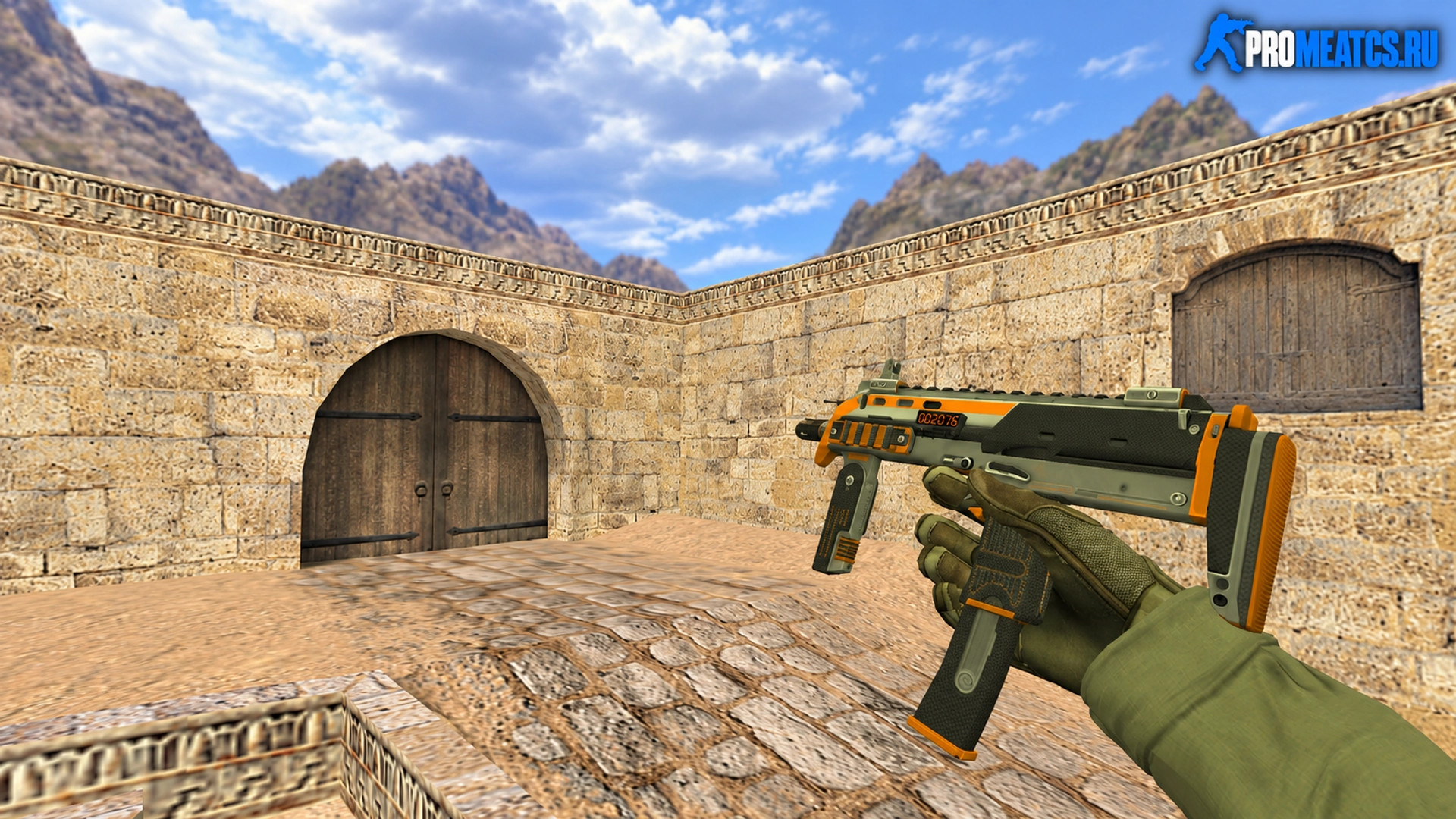 Модель MP7 Роботикс для CS 1.6 — скриншот 1