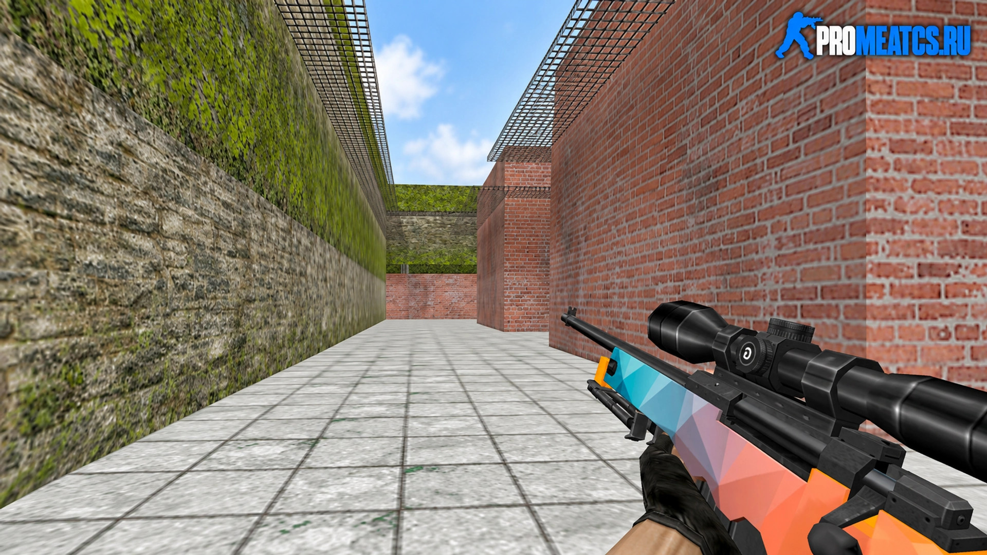 Модель AWP «Палитра цветов» для CS 1.6 — скриншот 1