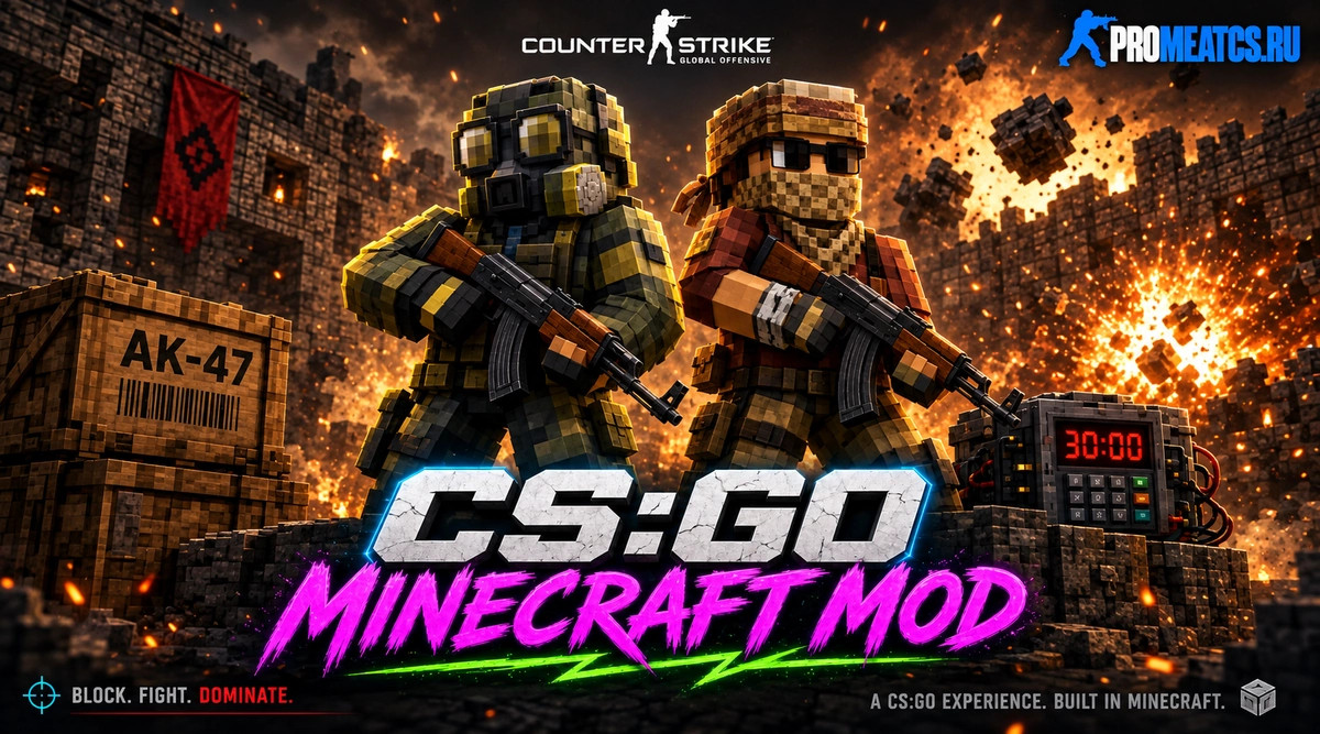 CS:GO Minecraft Edition — скриншот 1