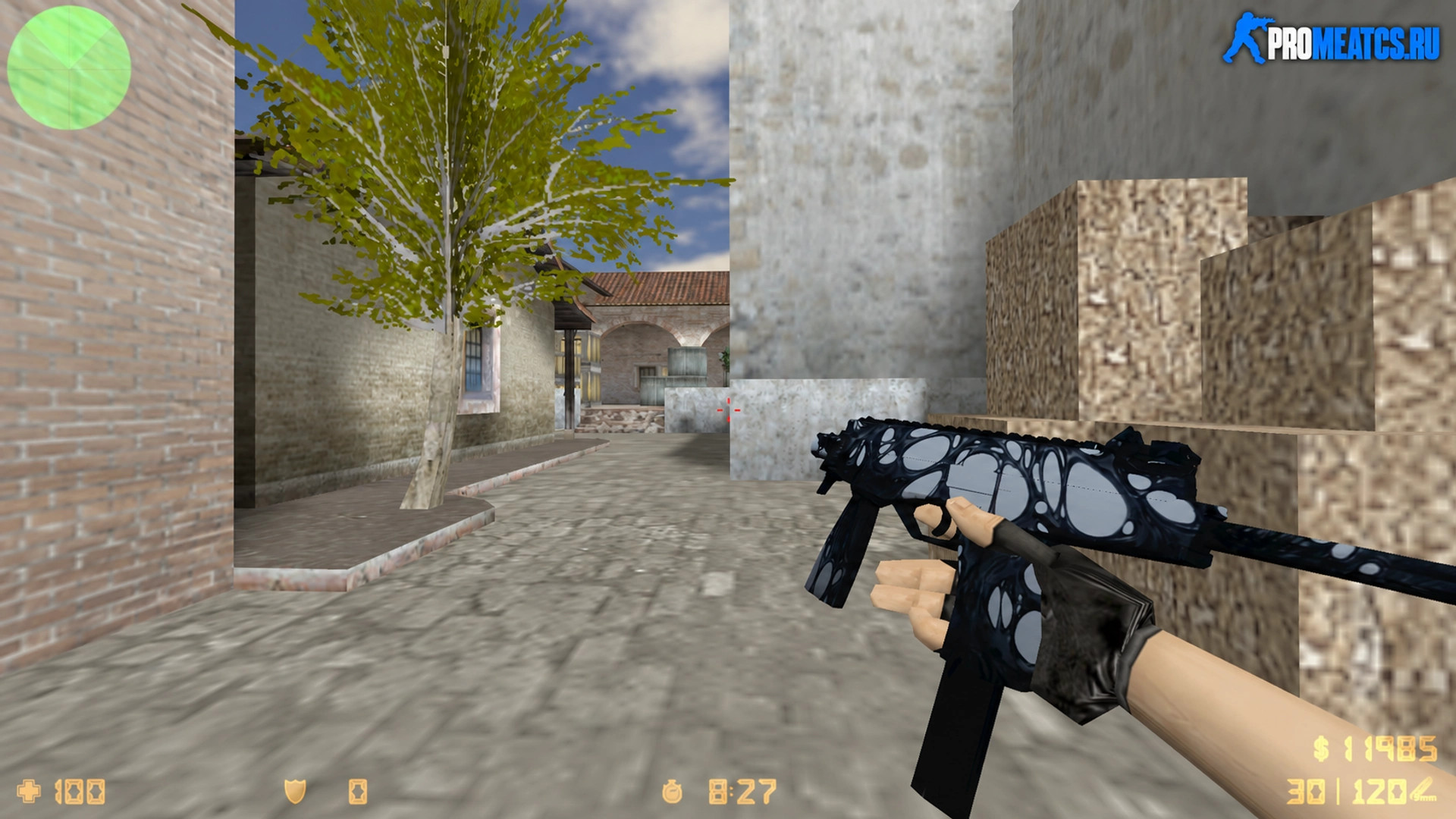Модель MP9 «Слизь» для CS 1.6 — скриншот 1
