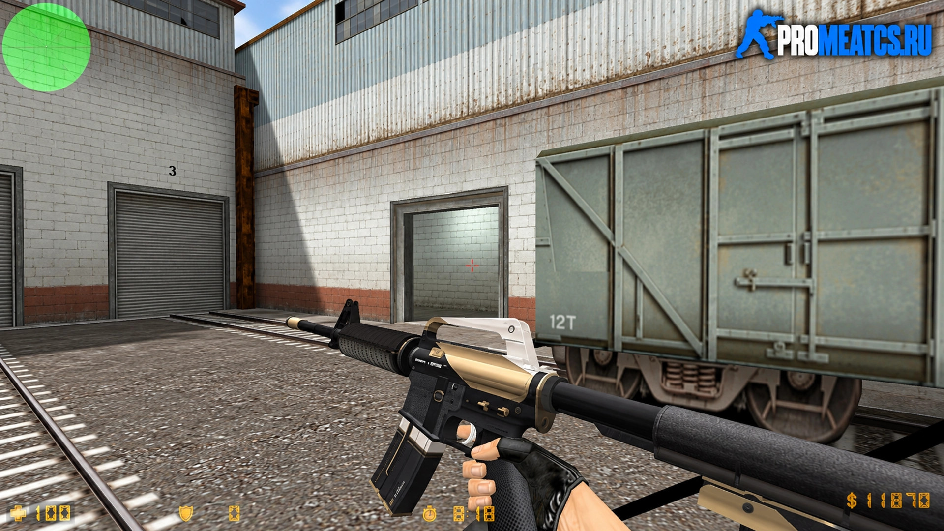Модель M4A1-S «Святой» для CS 1.6 — скриншот 1