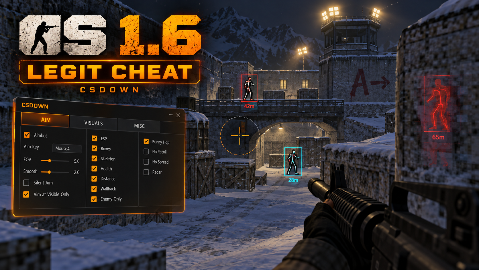 CS 1.6 Legit Sticker — медвежий нож и парные Sticker — скриншот 1