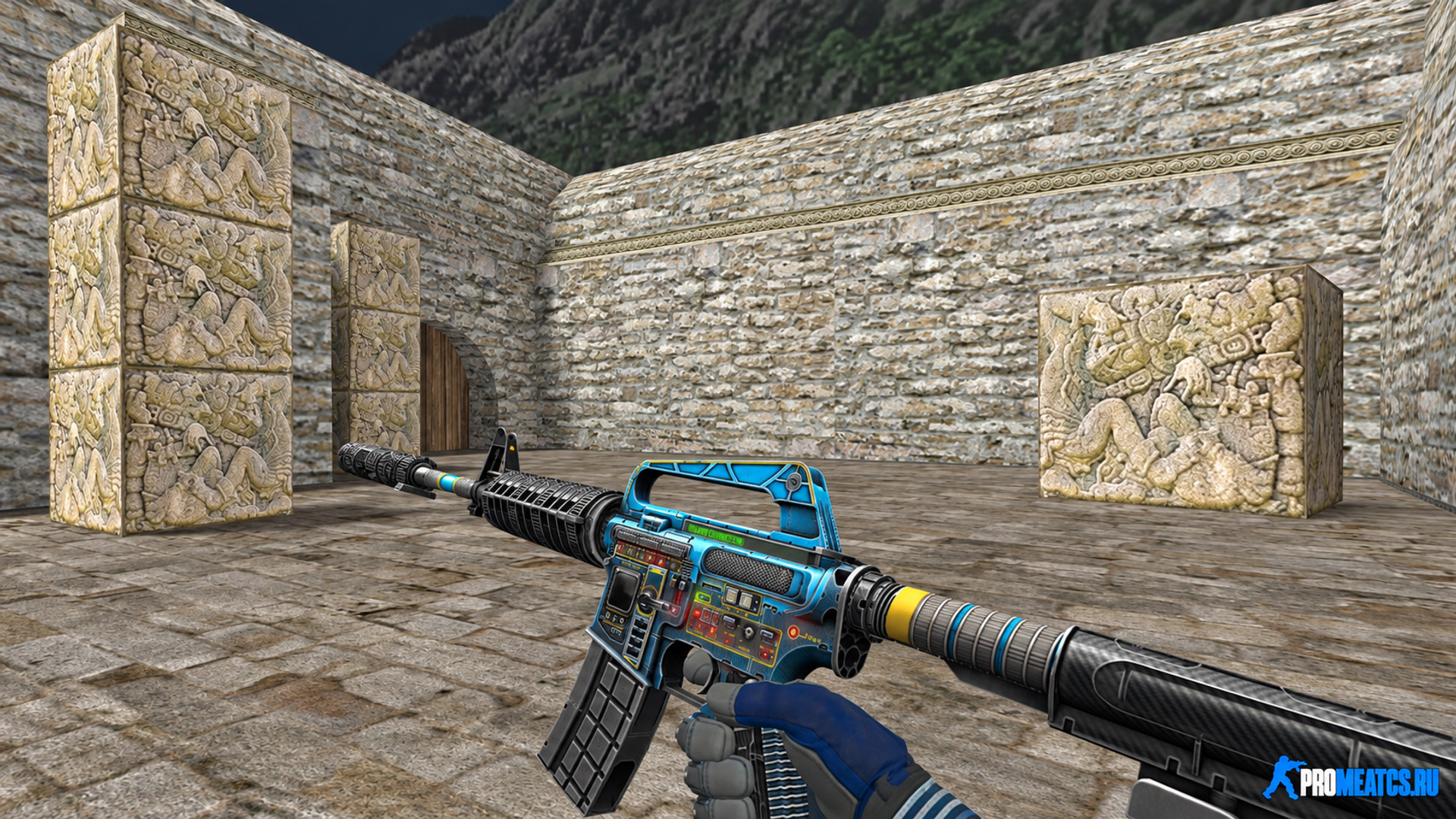 Модель HD M4A1-S Control Panel для CS 1.6