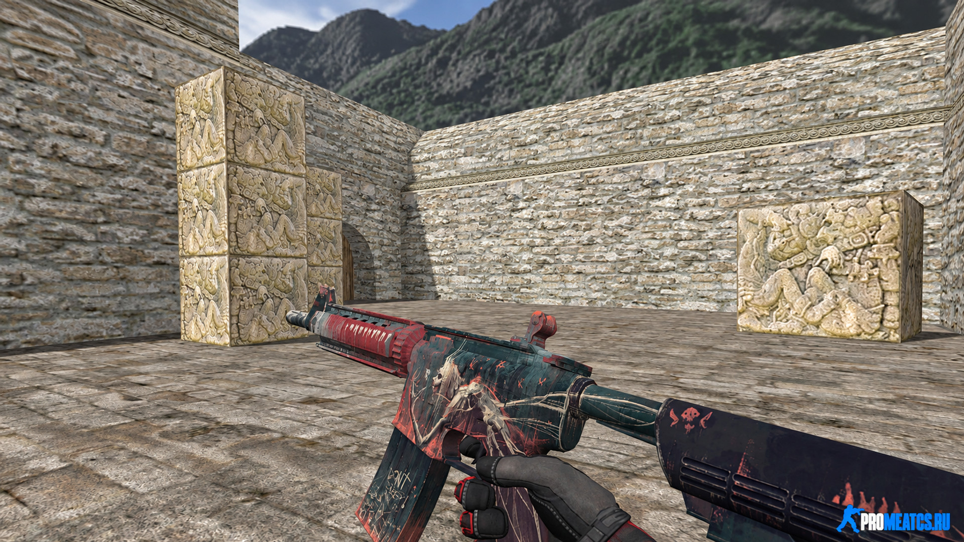 Модель HD M4A1-S Tooth Fairy для CS 1.6