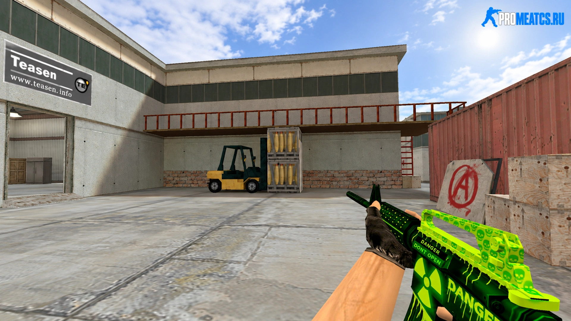Модель M4A1 «Toxic» для CS 1.6