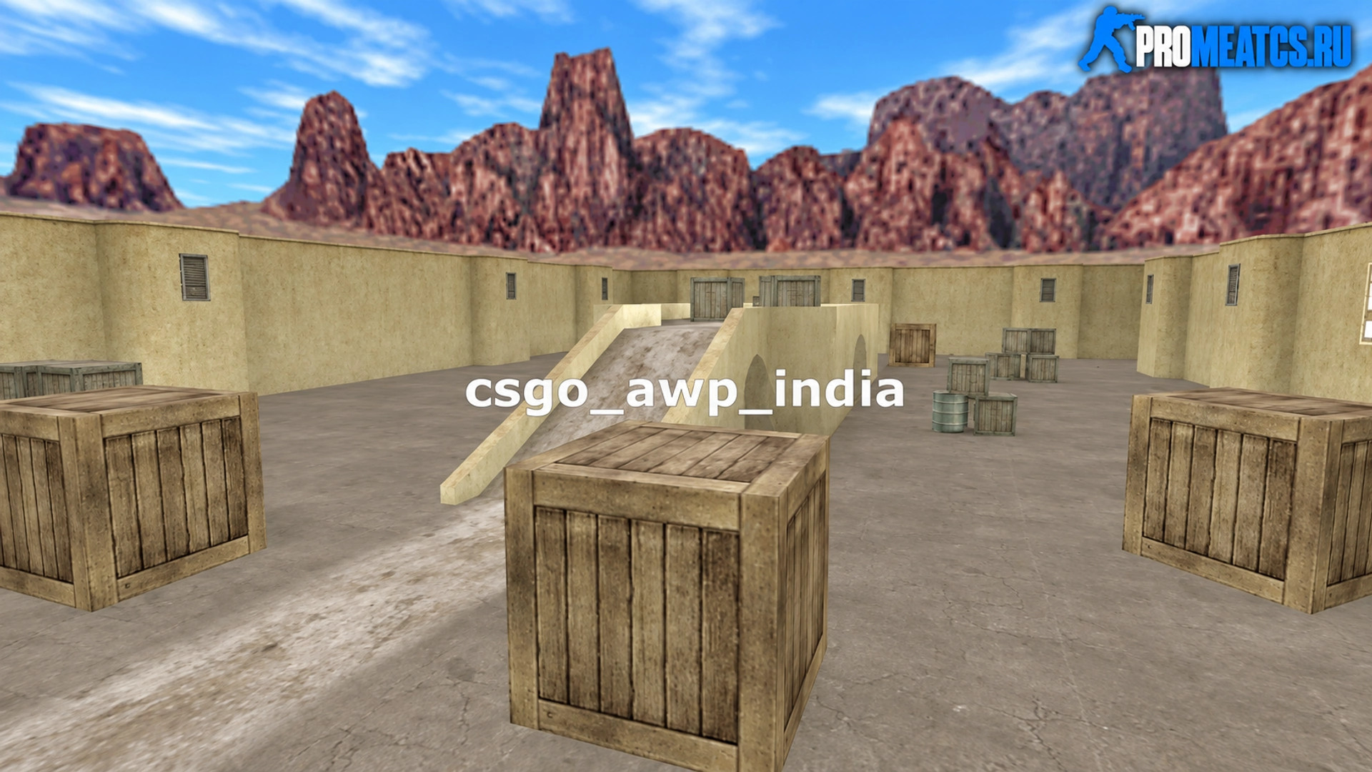 Карта «csgo_awp_india» для CS 1.6