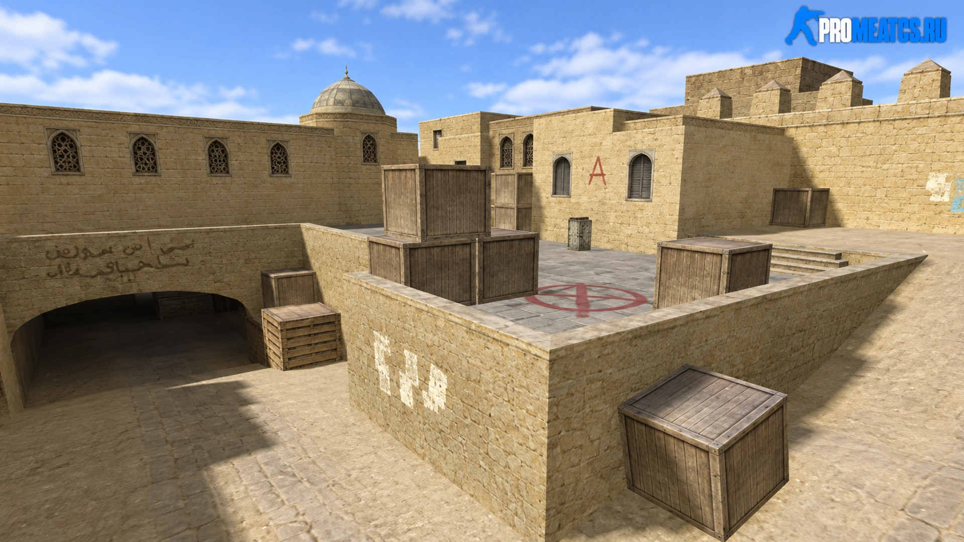 Карта «css_dust2x2» для CS 1.6