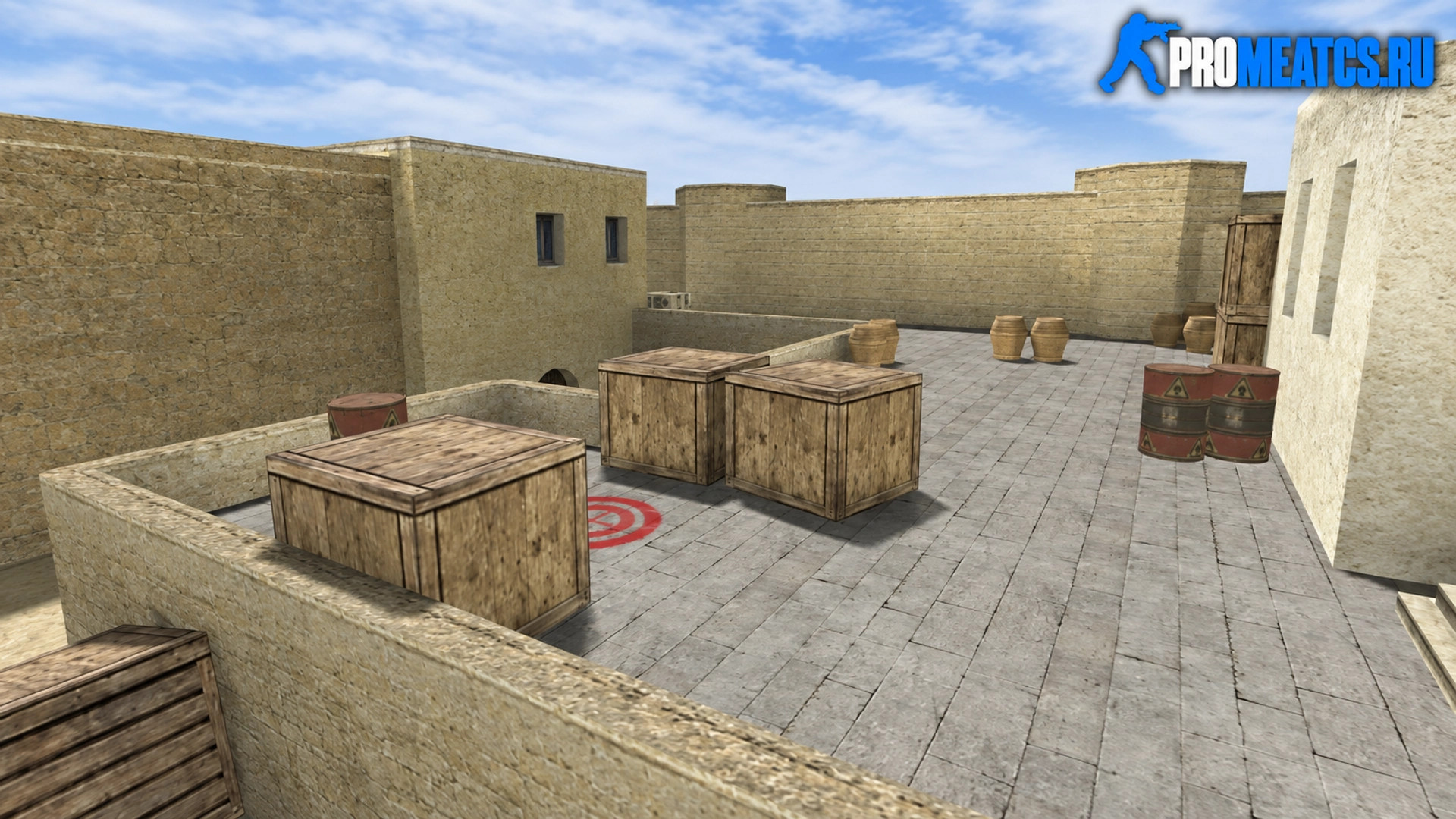 Карта «de_dust2_css_beta7» для CS 1.6