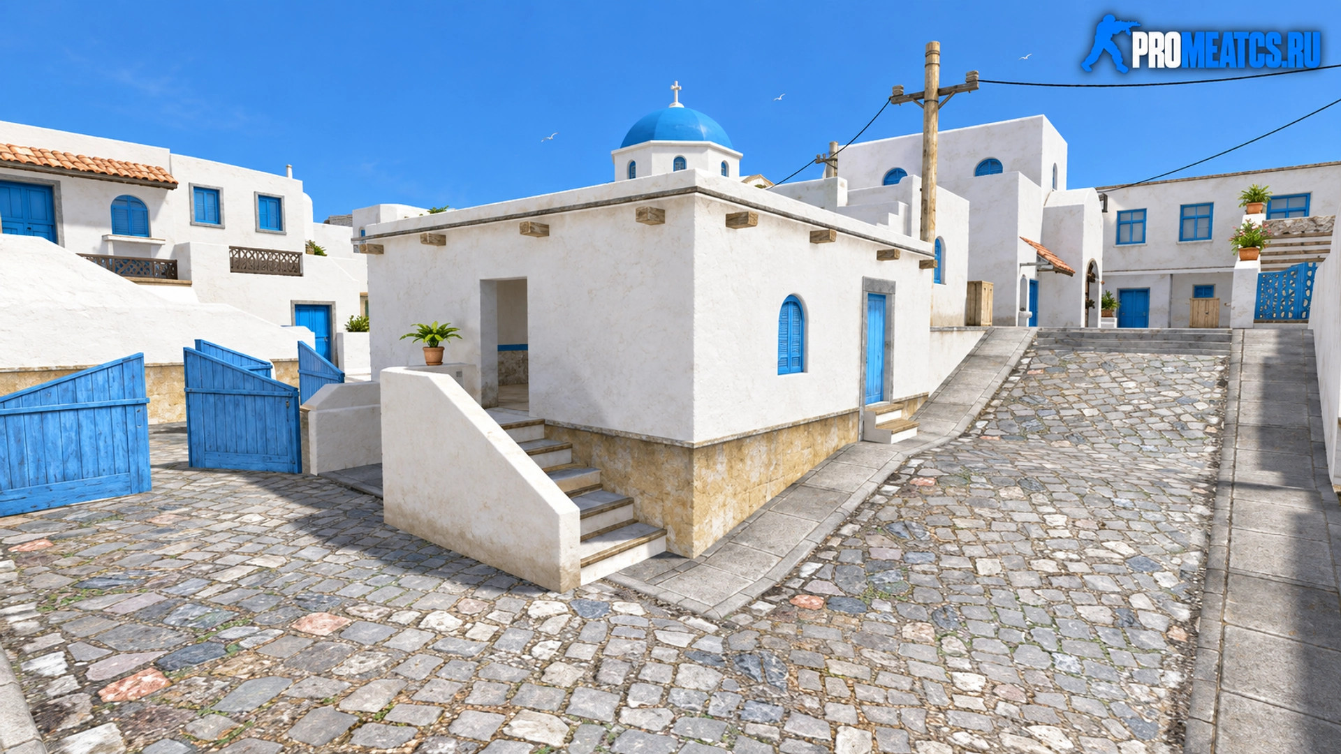 Карта «de_santorini» для CS 1.6
