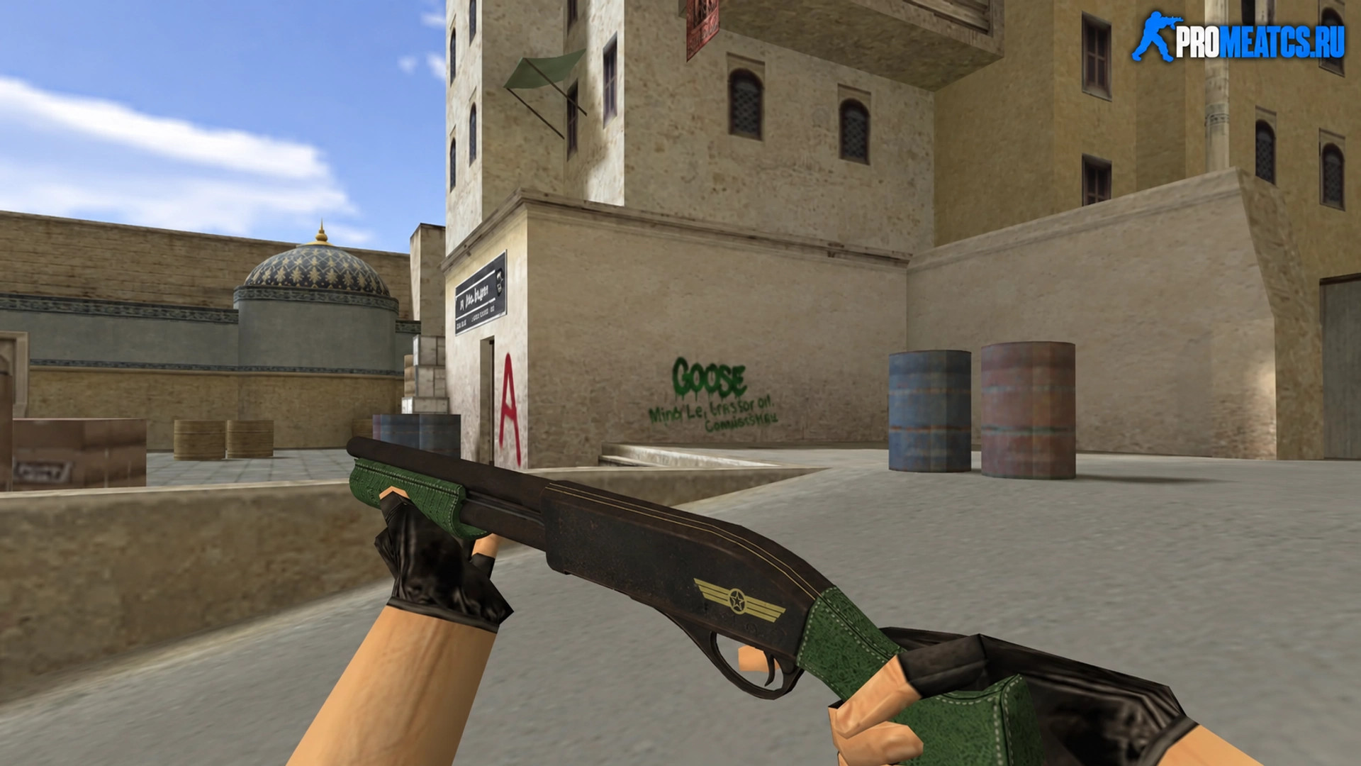 Модель HD Sawed-Off «First Class» с анимацией осмотра для CS 1.6