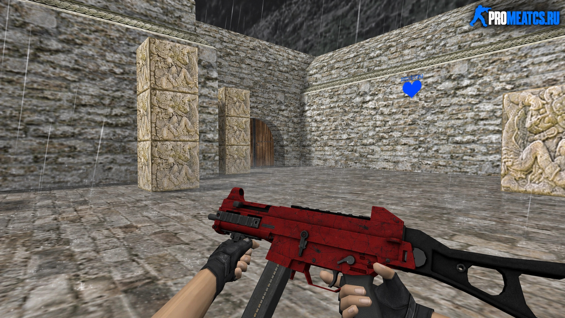Модель HD UMP-45 «Crimson Web» для CS 1.6