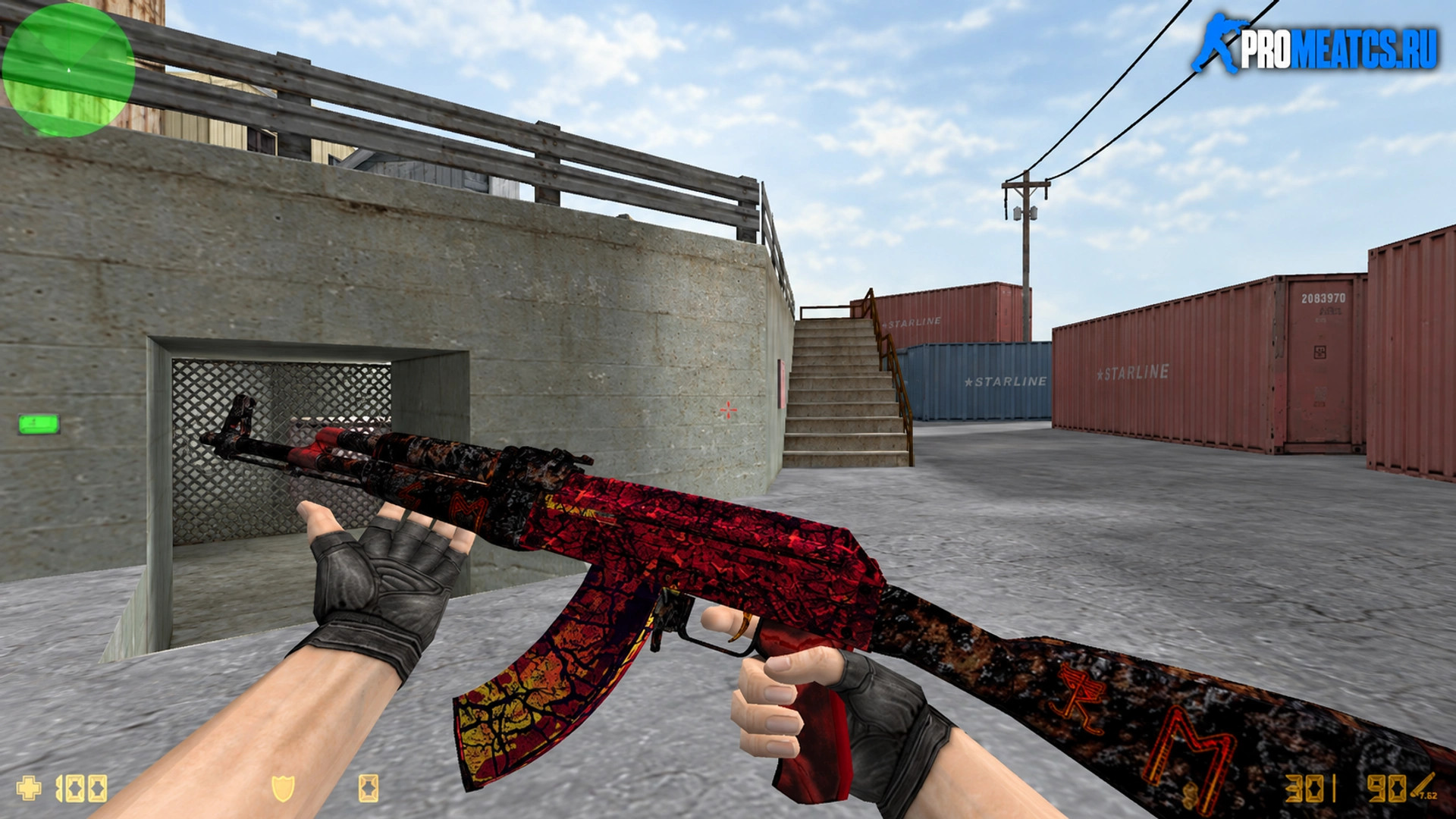 Модель AK-47 «Армагеддон» для CS 1.6