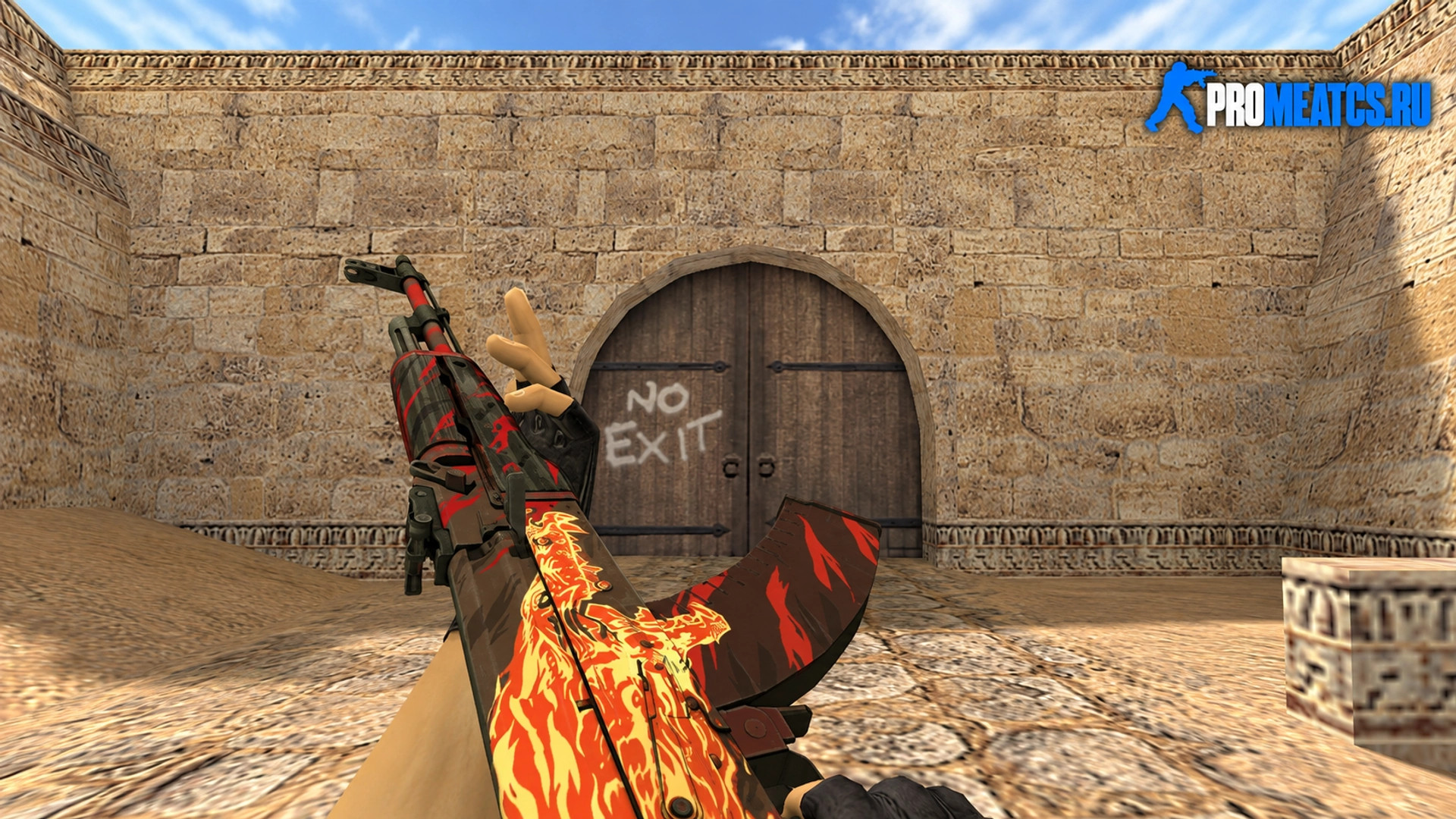 Модель AK-47 «Вой» для CS 1.6