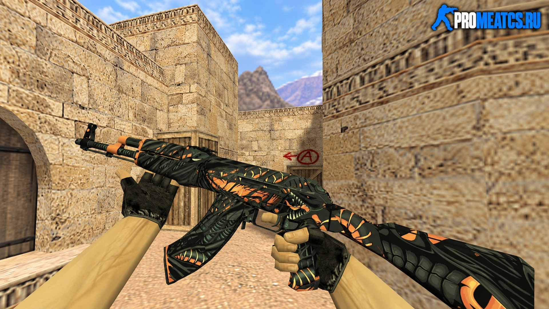 Модель AK-47 «Мерес» для CS 1.6
