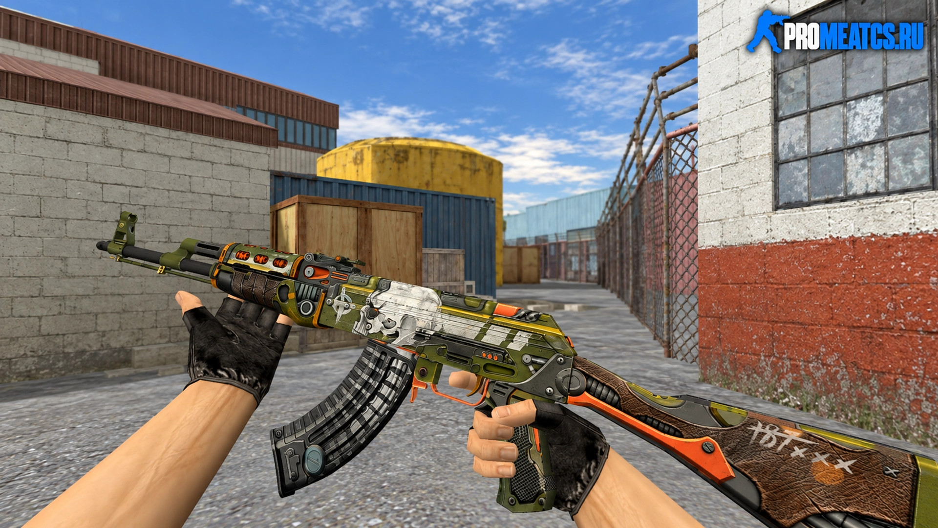 Модель AK-47 «Skulliosis» для CS 1.6