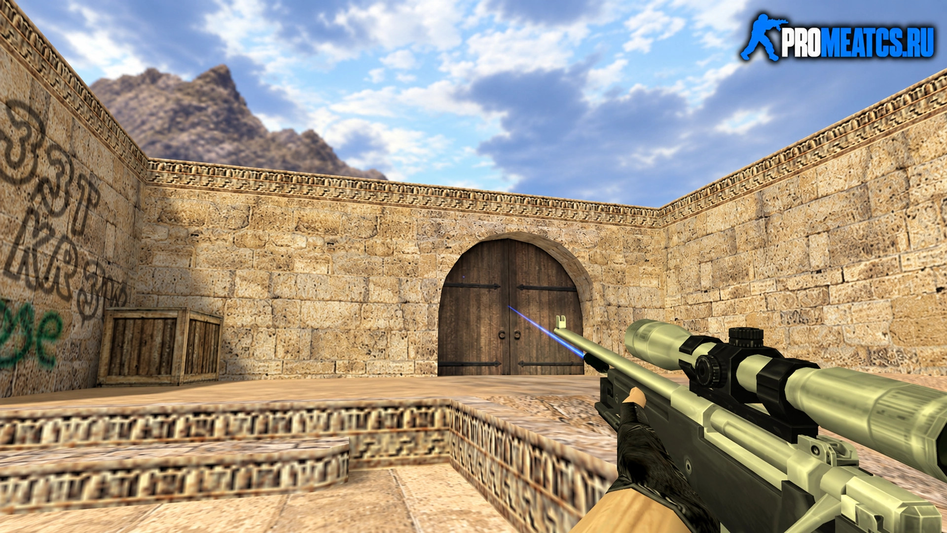 Модель AWP «Черный хром» для CS 1.6