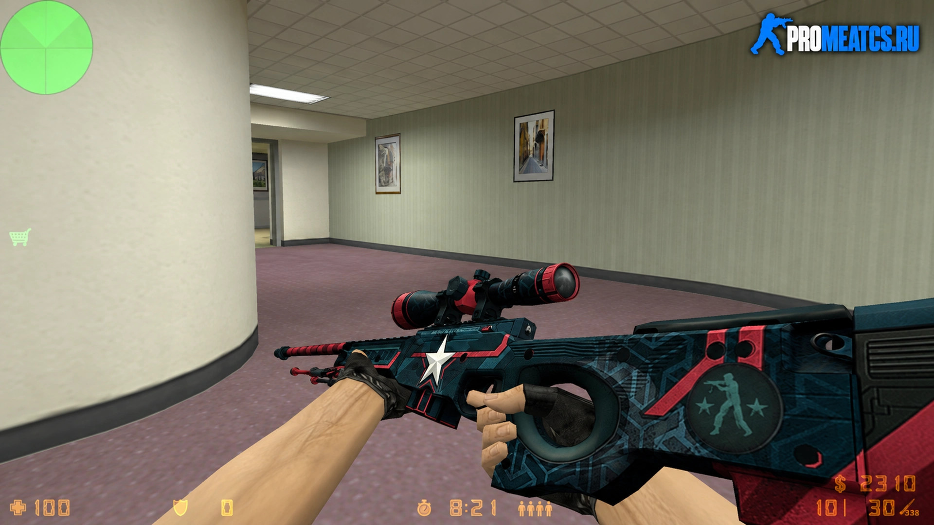 Модель AWP «Капитанский удар» для CS 1.6